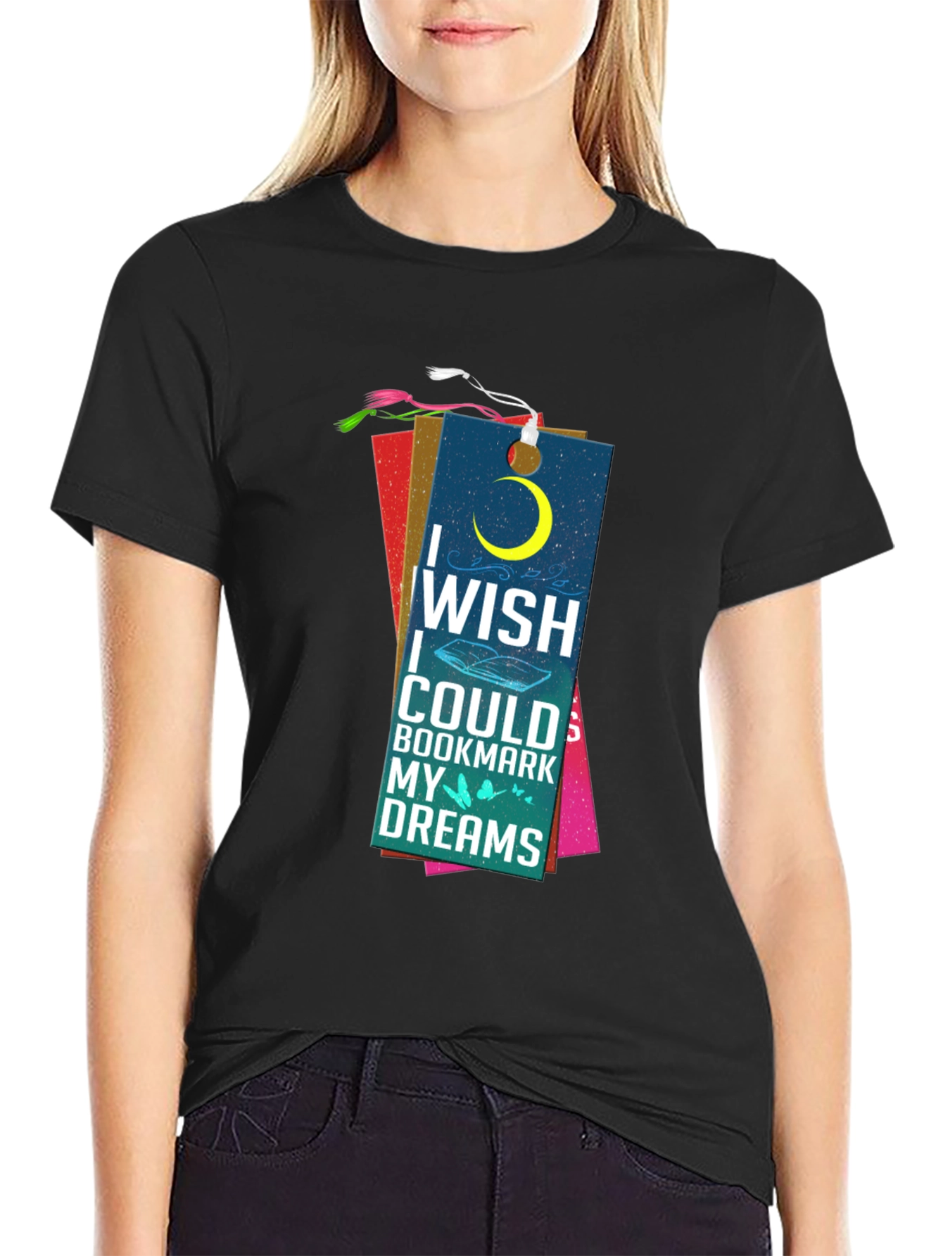 I Wish I Could Bookmark My Dreams Graphic T-Shirt
