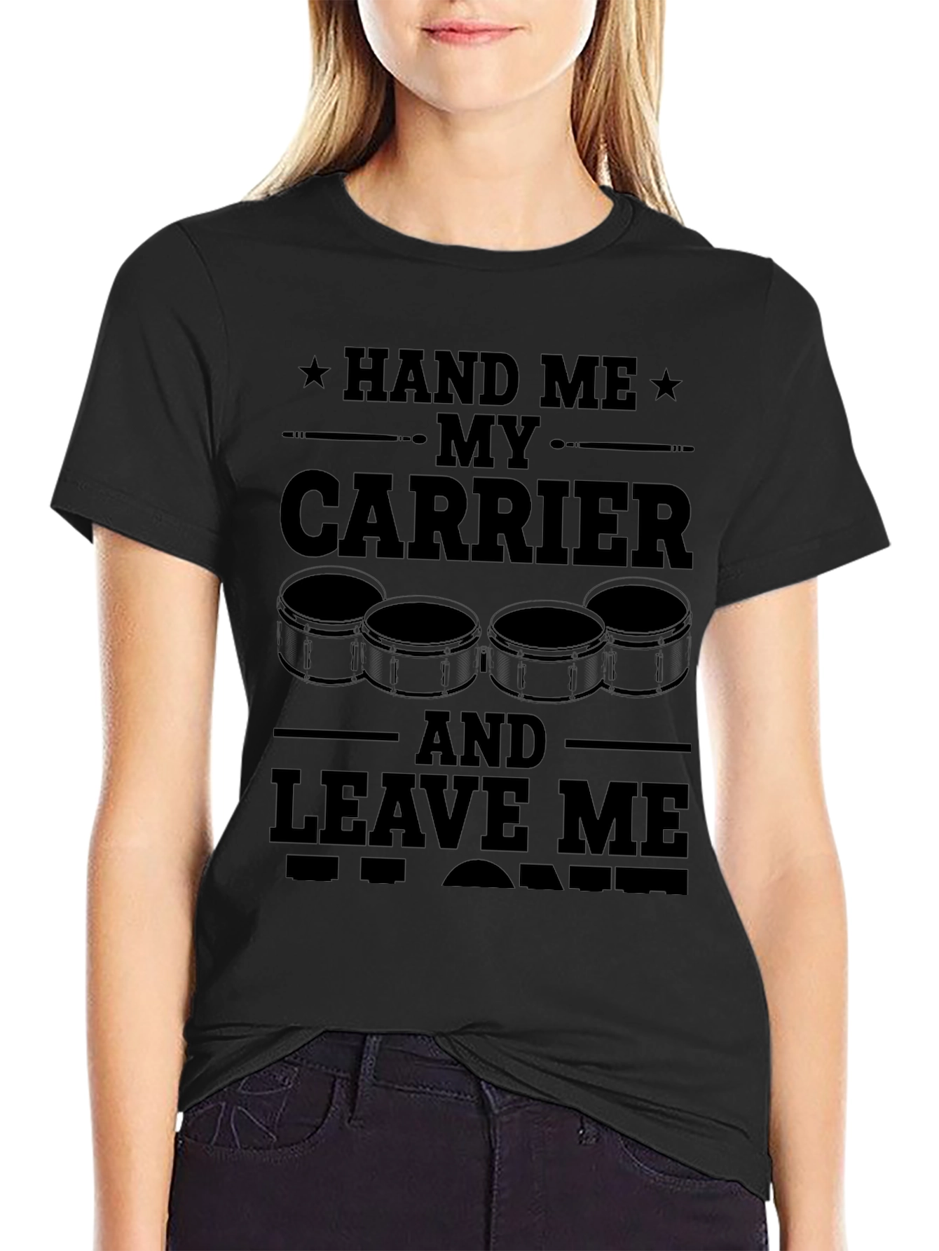 Hand Me My Carrier Drummer T-Shirt