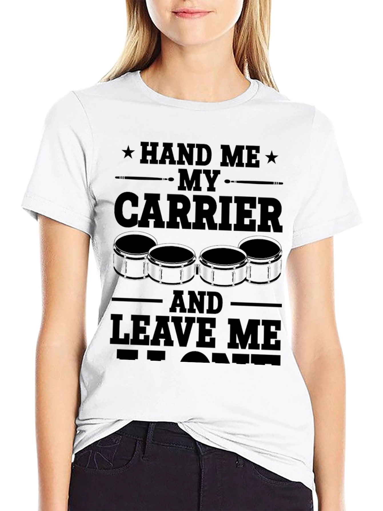 Hand Me My Carrier Drummer T-Shirt
