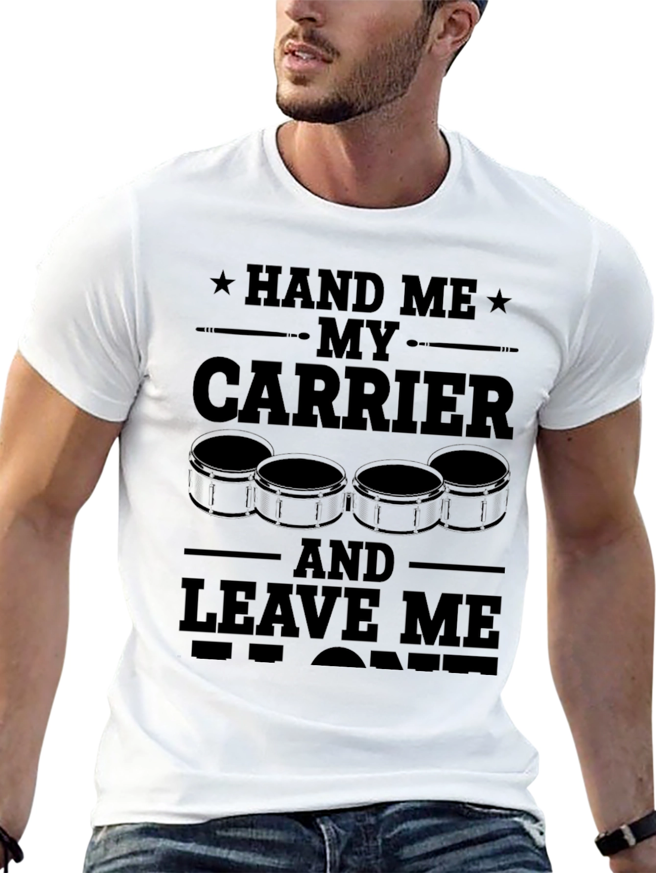 Hand Me My Carrier Drummer T-Shirt