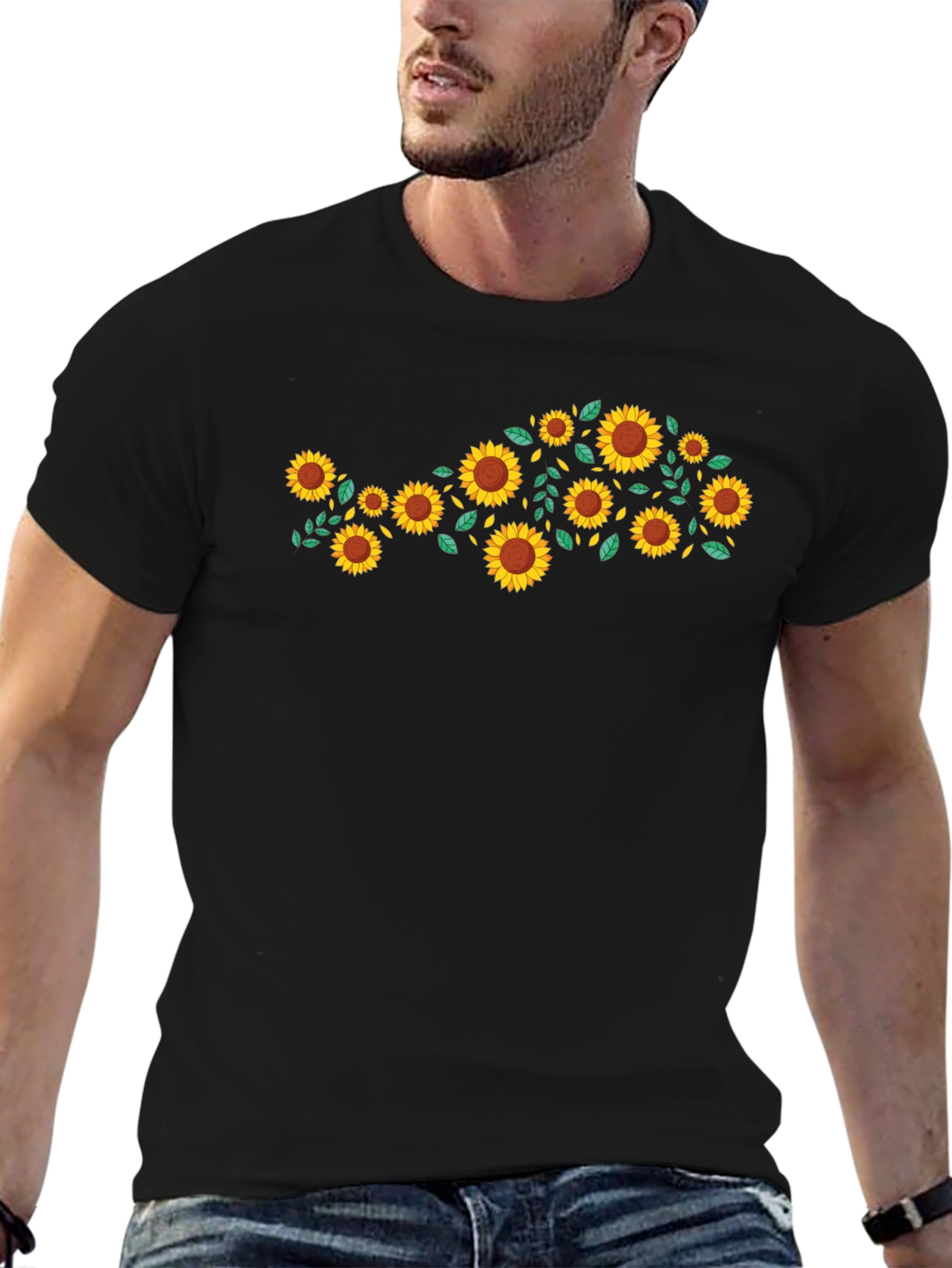 Sunflower Graphic Print T-Shirt