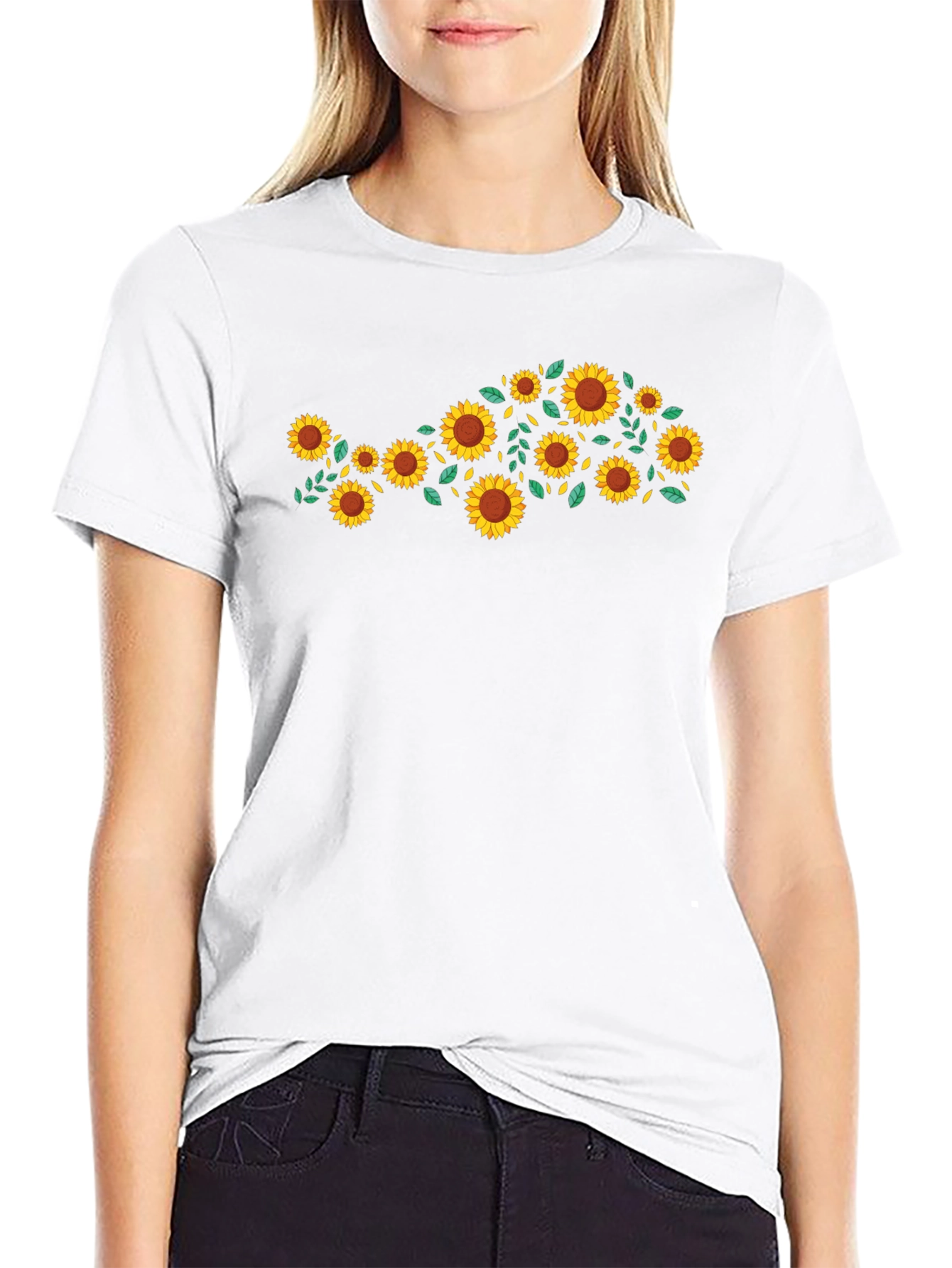 Sunflower Graphic Print T-Shirt