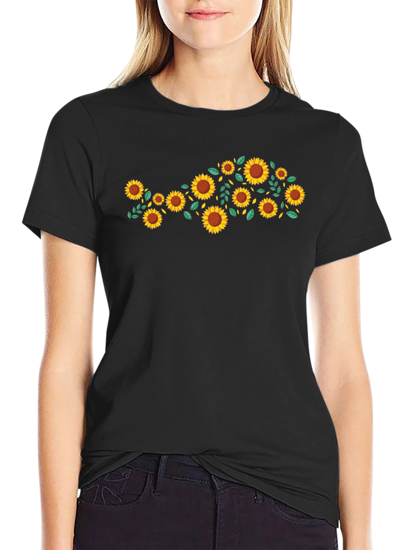 Sunflower Graphic Print T-Shirt
