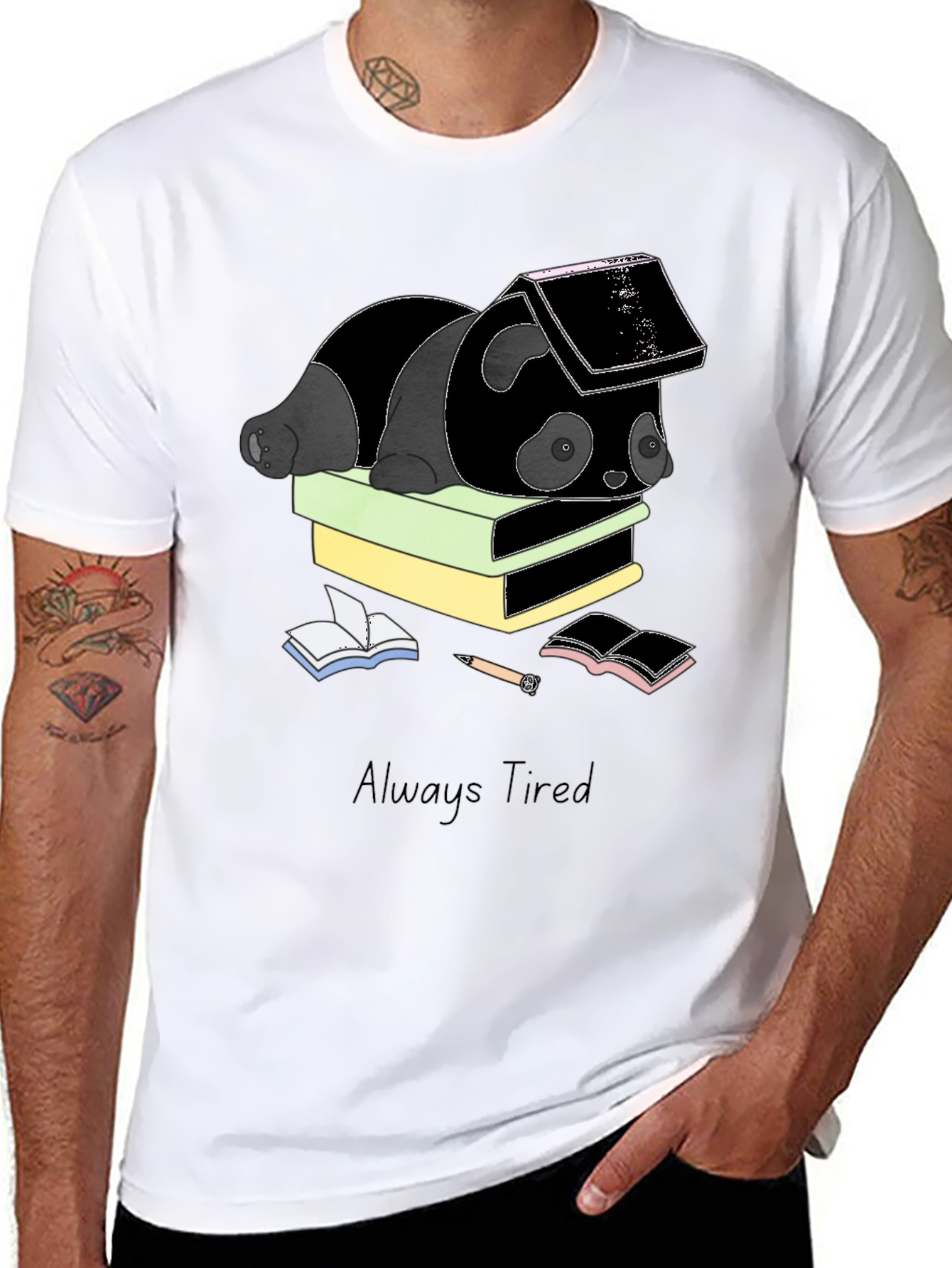Always Tired Panda T-Shirt