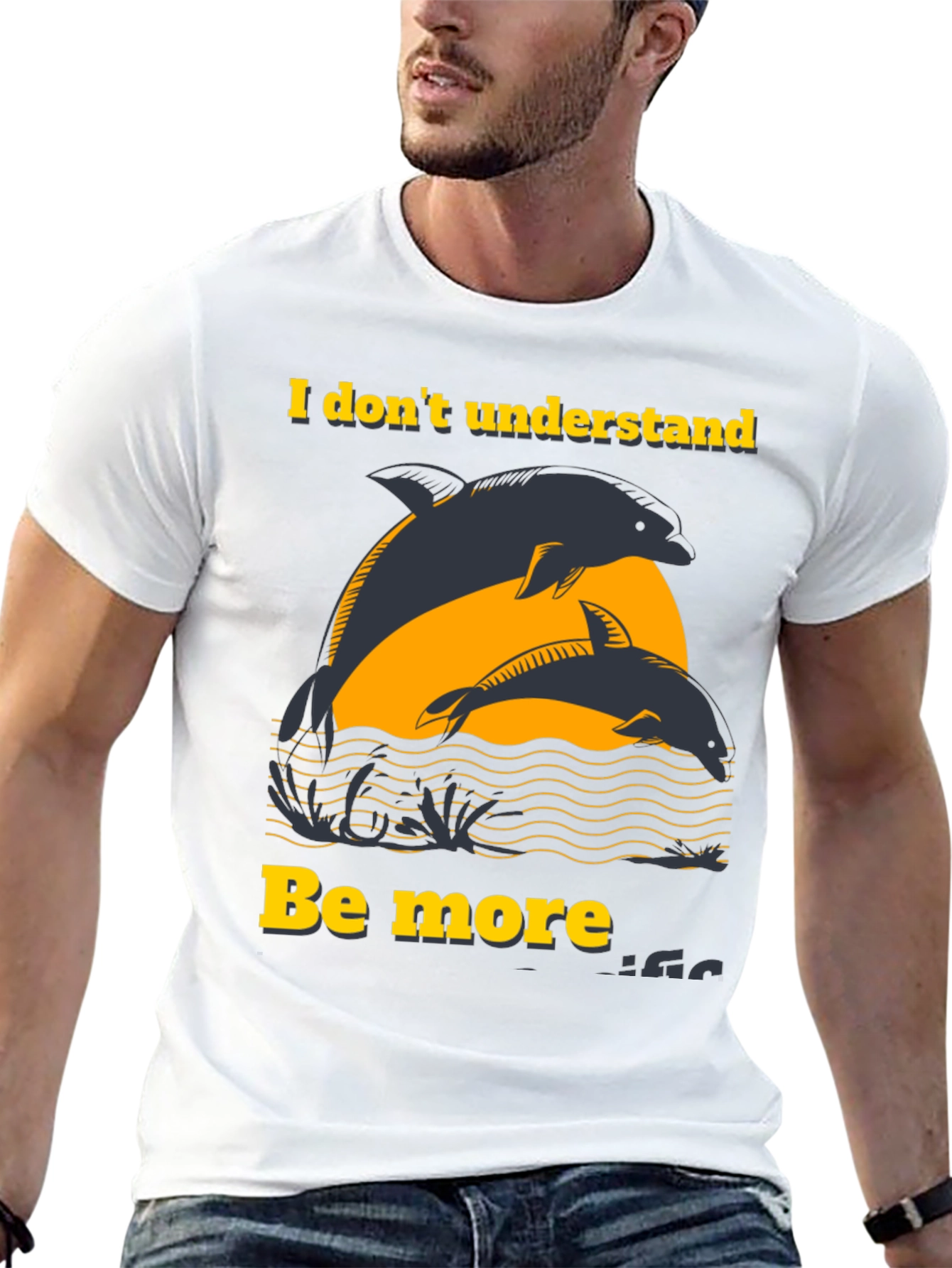 Dolphin Graphic T-Shirt - Be More Dolphin
