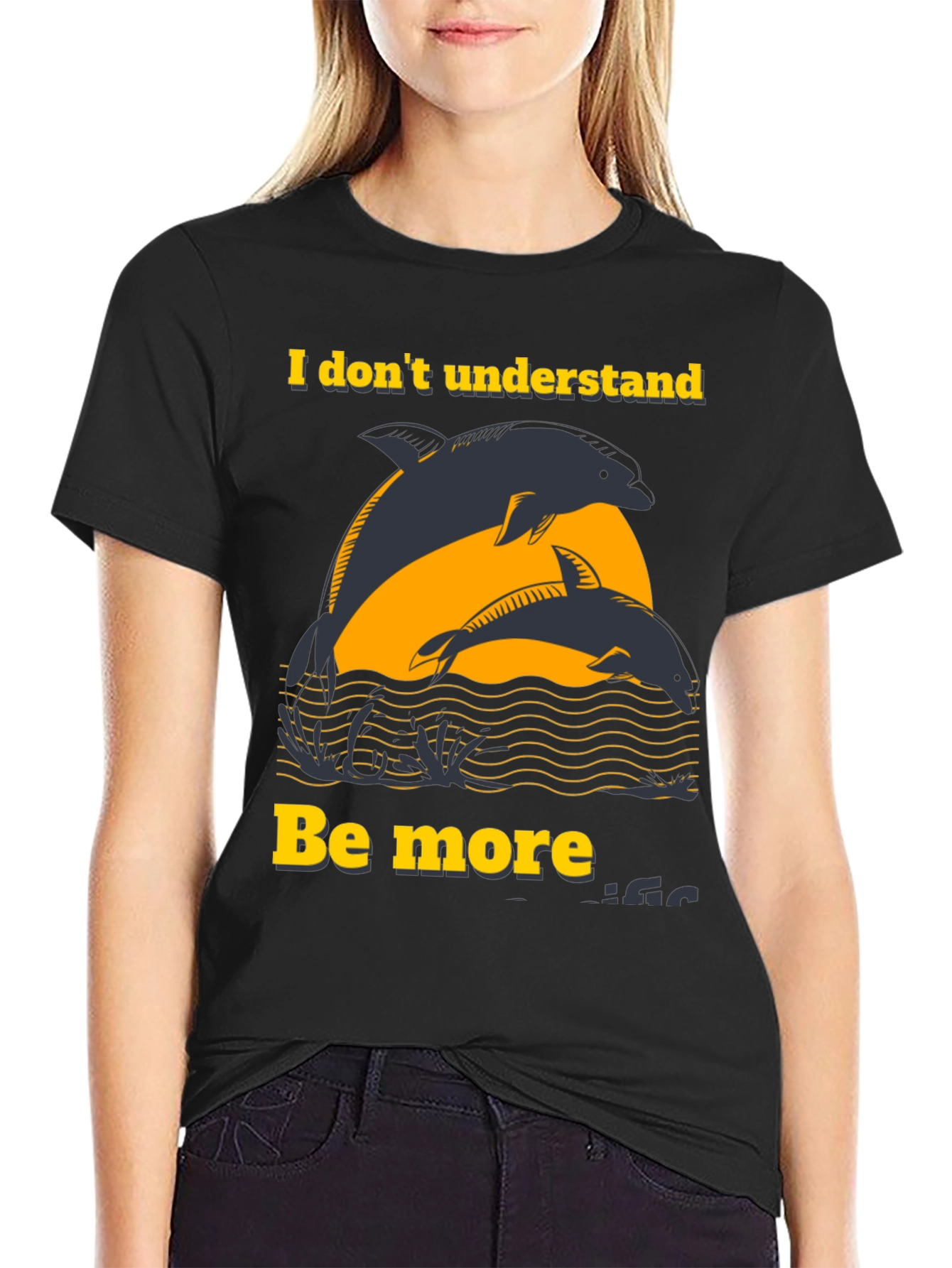 Dolphin Graphic T-Shirt - Be More Dolphin