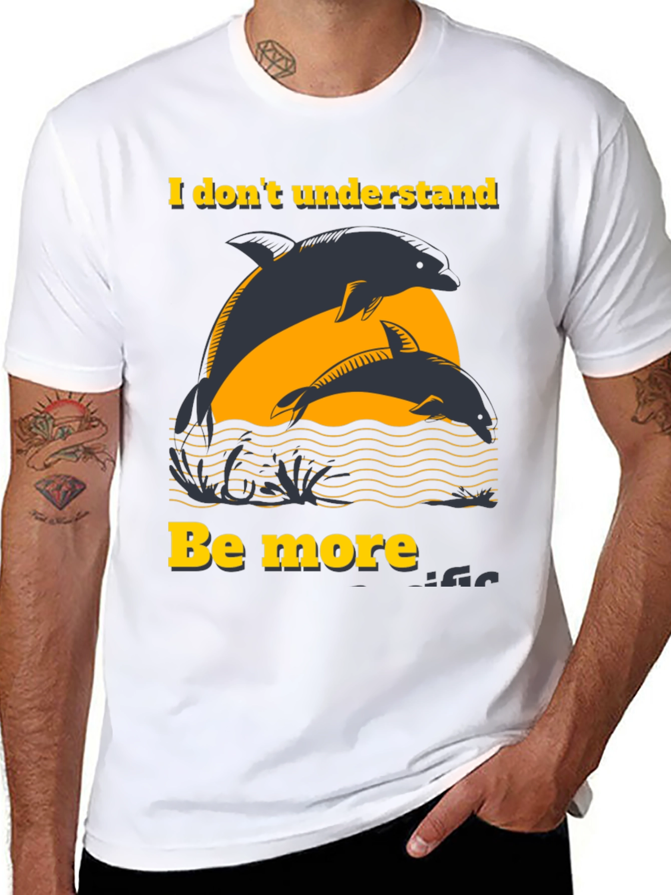 Dolphin Graphic T-Shirt - Be More Dolphin