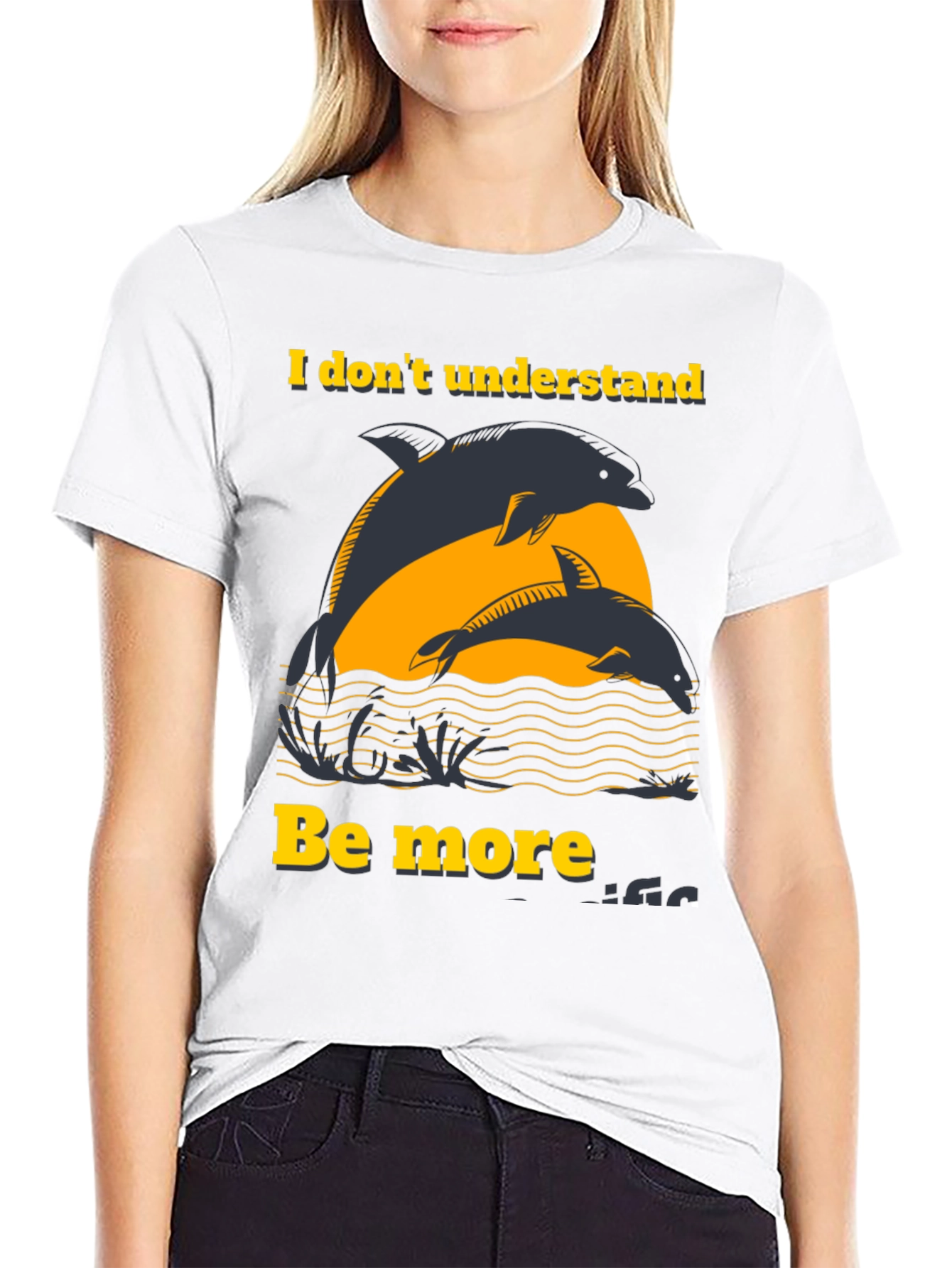 Dolphin Graphic T-Shirt - Be More Dolphin