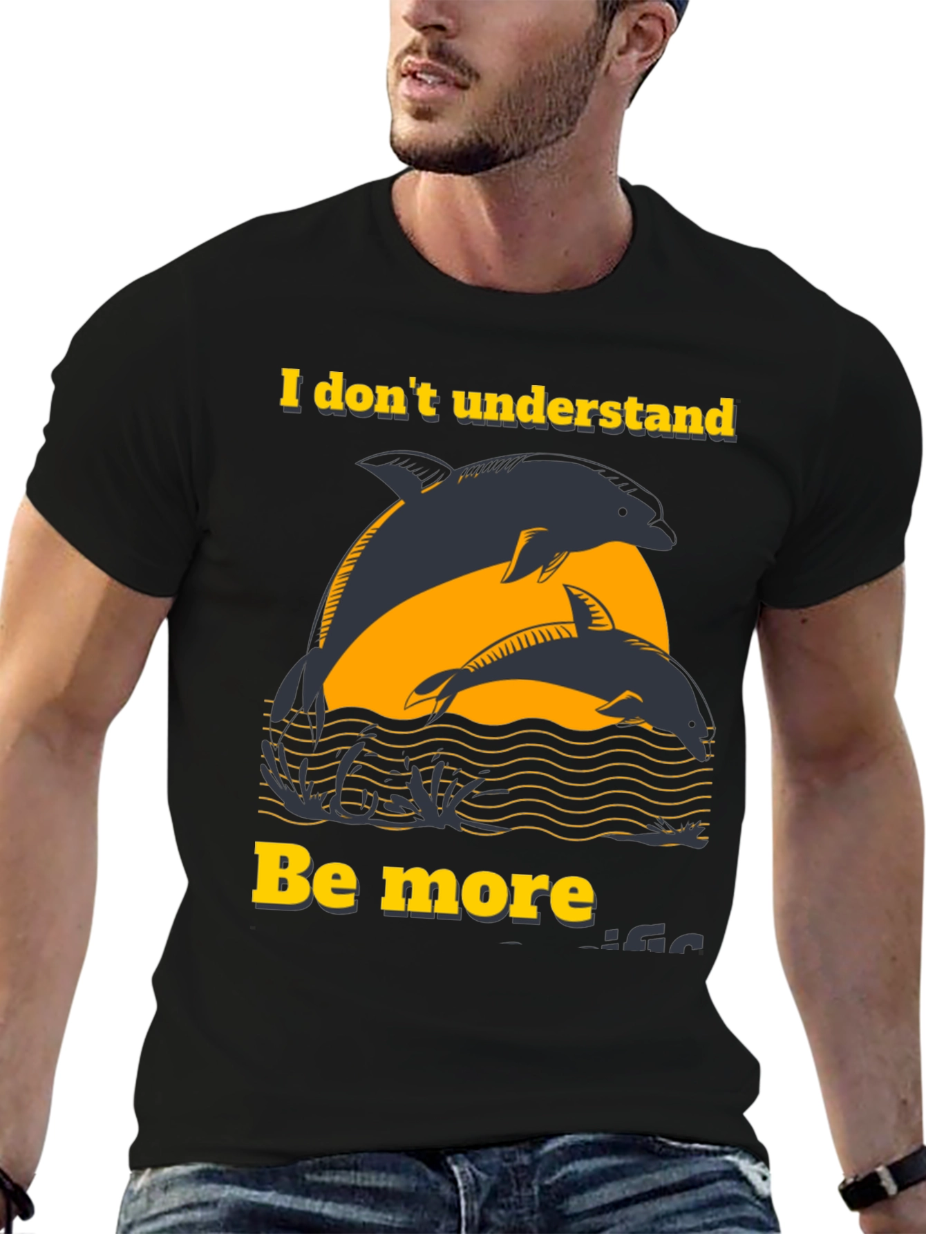 Dolphin Graphic T-Shirt - Be More Dolphin
