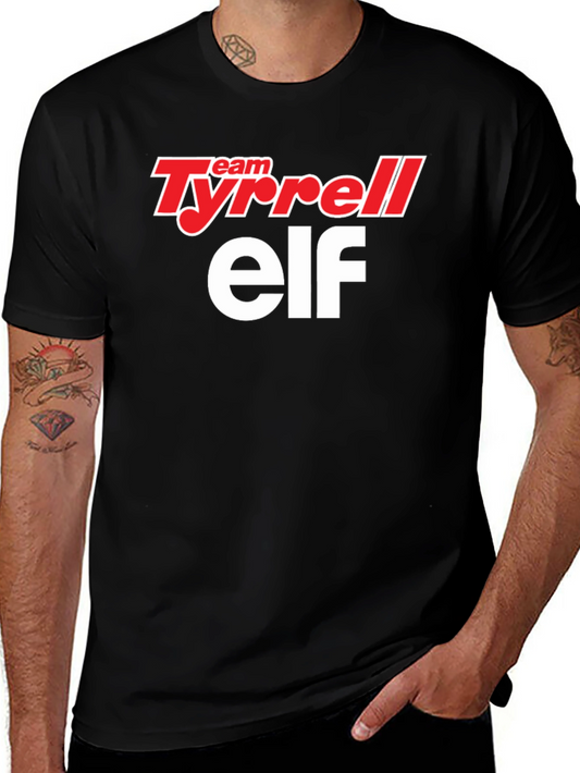 Team Tyrrell Elf T-Shirt - Black Graphic Tee