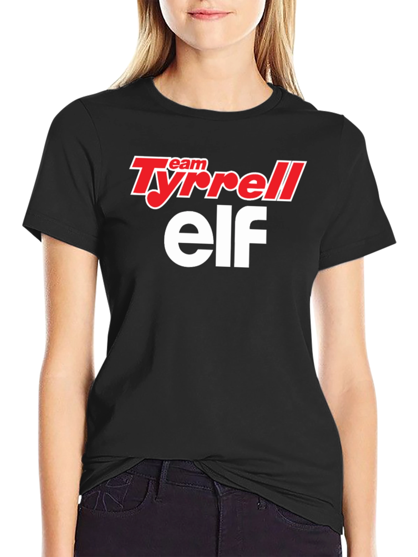 Team Tyrrell Elf T-Shirt - Black Graphic Tee