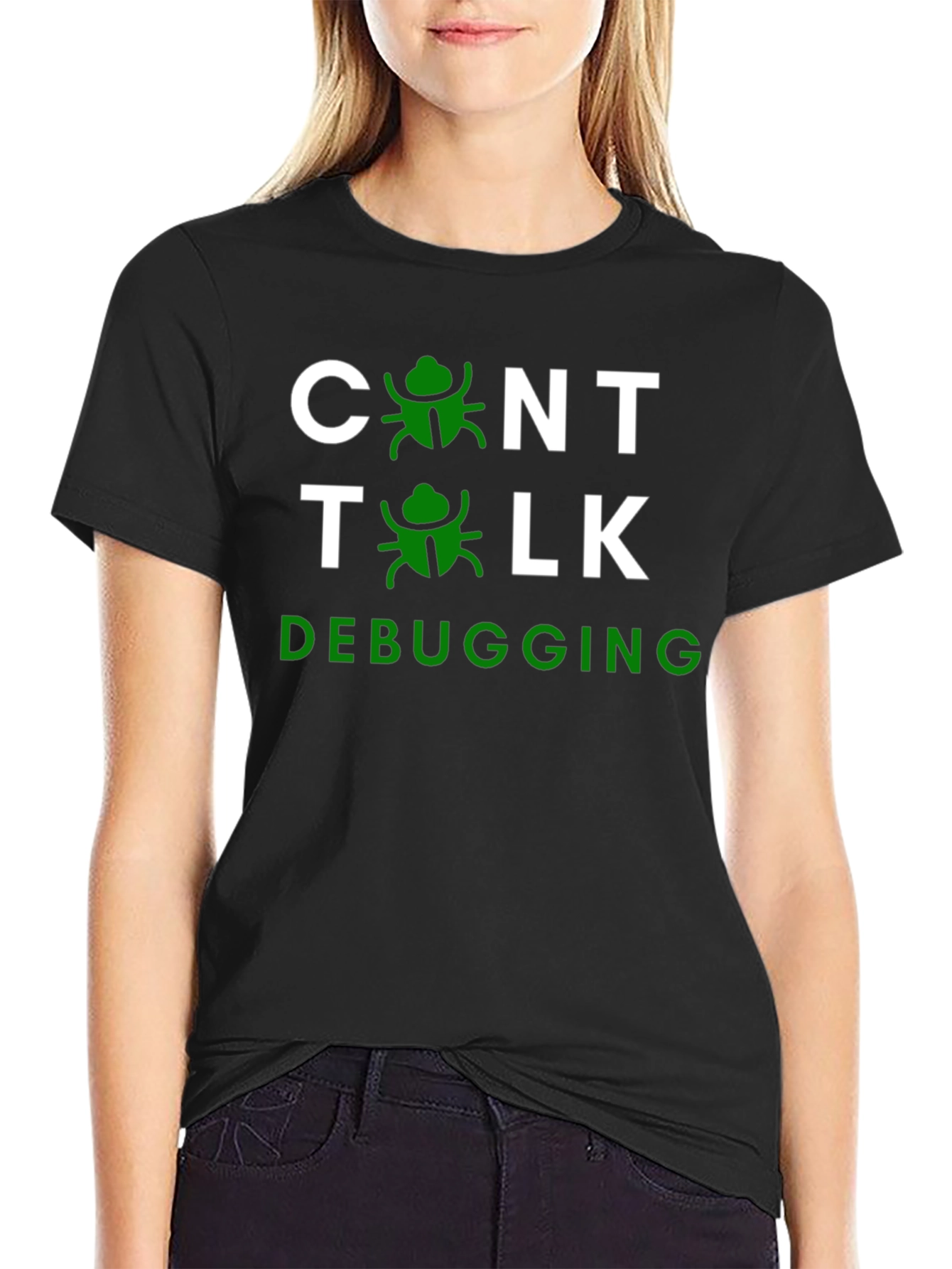 Debugging T-Shirt - Control Talk Programmer Humor