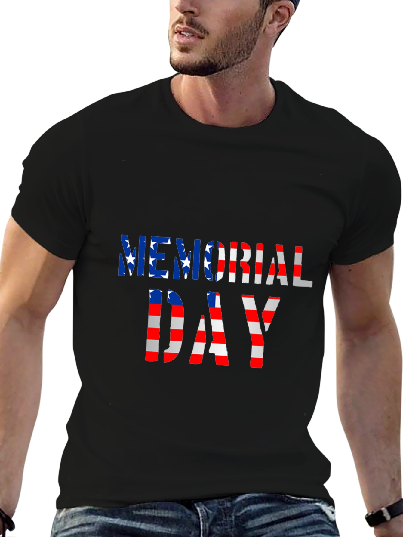 Memorial Day Graphic T-Shirt - Patriotic Design