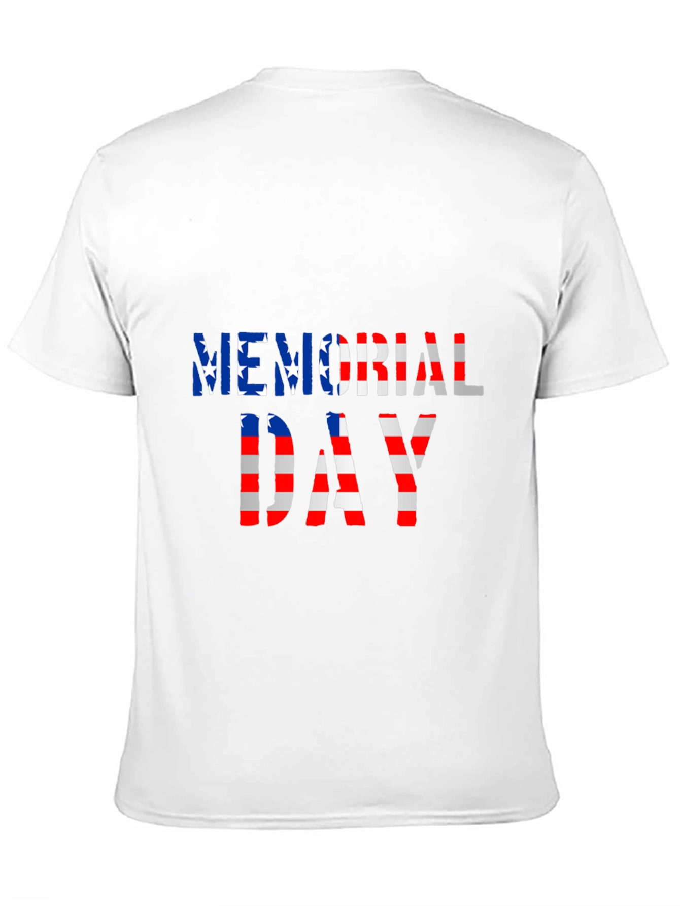 Memorial Day Graphic T-Shirt - Patriotic Design
