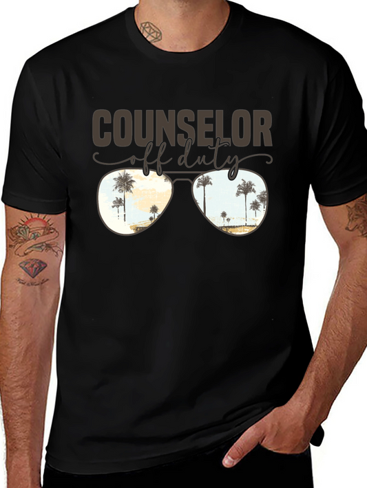 Counselor Off Duty Graphic T-Shirt