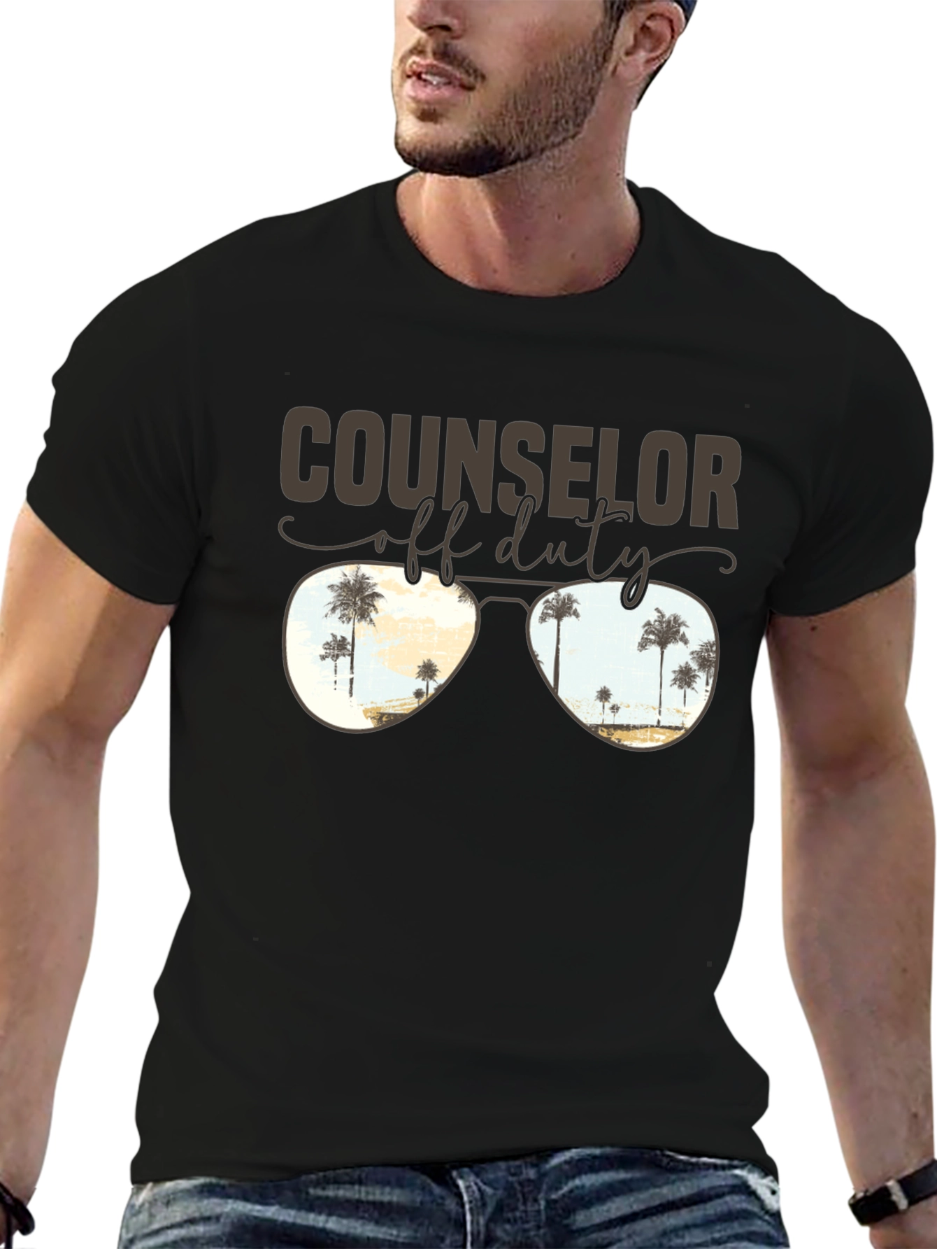 Counselor Off Duty Graphic T-Shirt