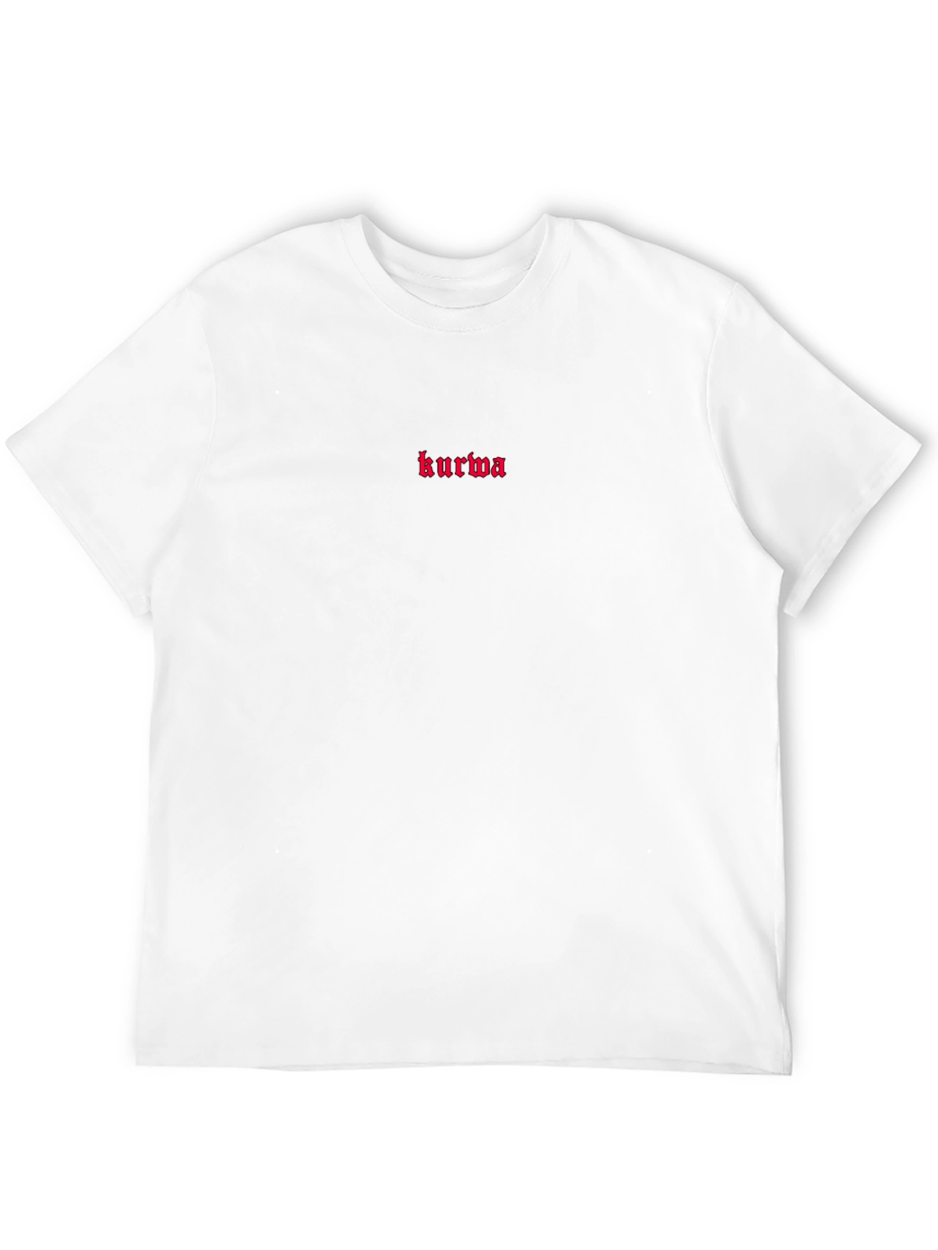 Kurwa Embroidered Black T-Shirt