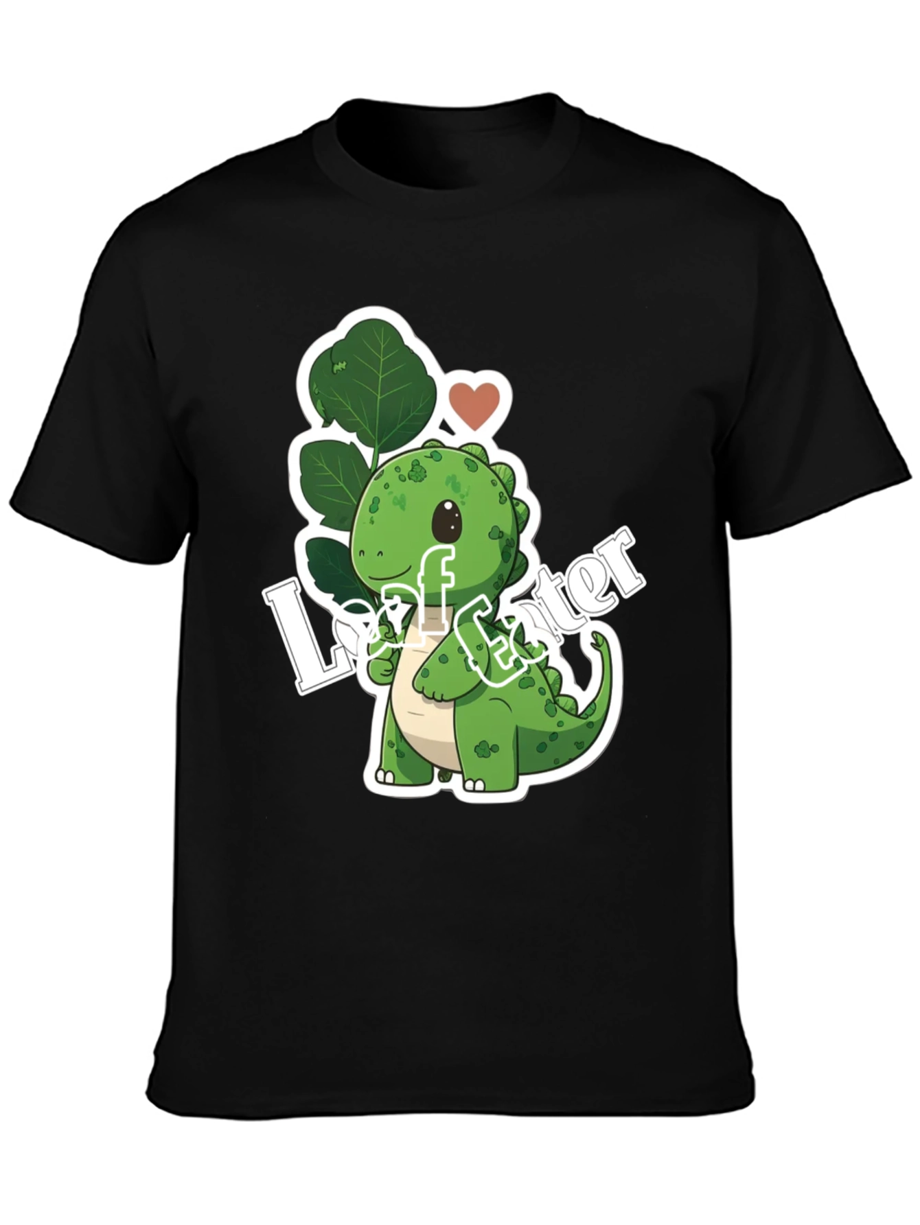 Leaf Eater Dinosaur Graphic T-Shirt
