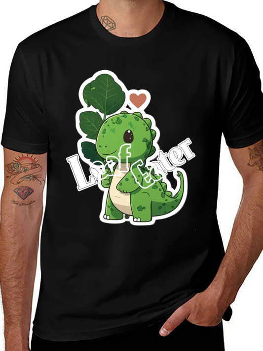 Leaf Eater Dinosaur Graphic T-Shirt