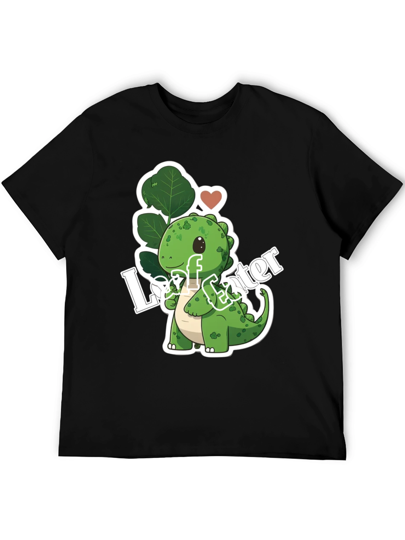 Leaf Eater Dinosaur Graphic T-Shirt