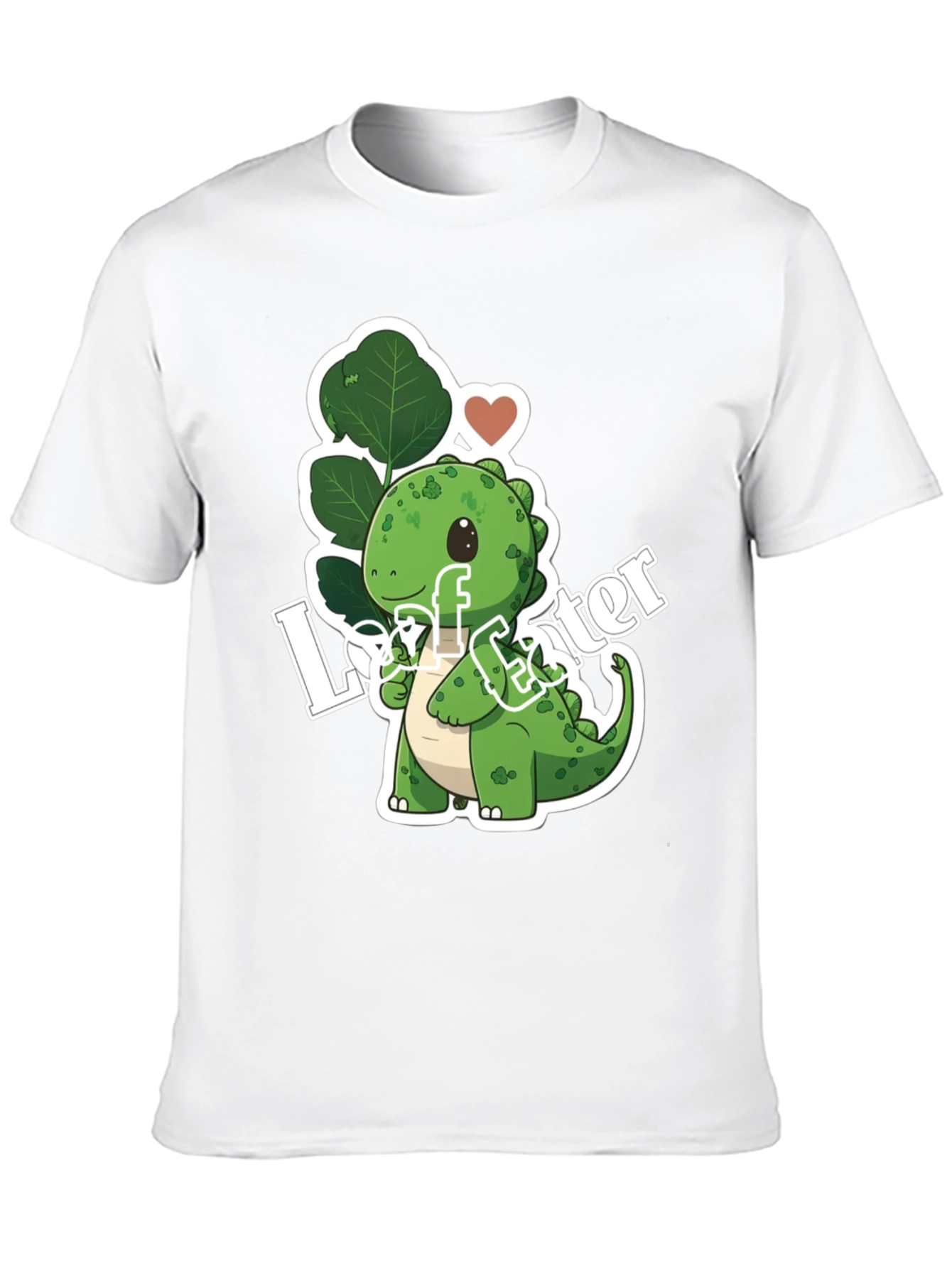 Leaf Eater Dinosaur Graphic T-Shirt