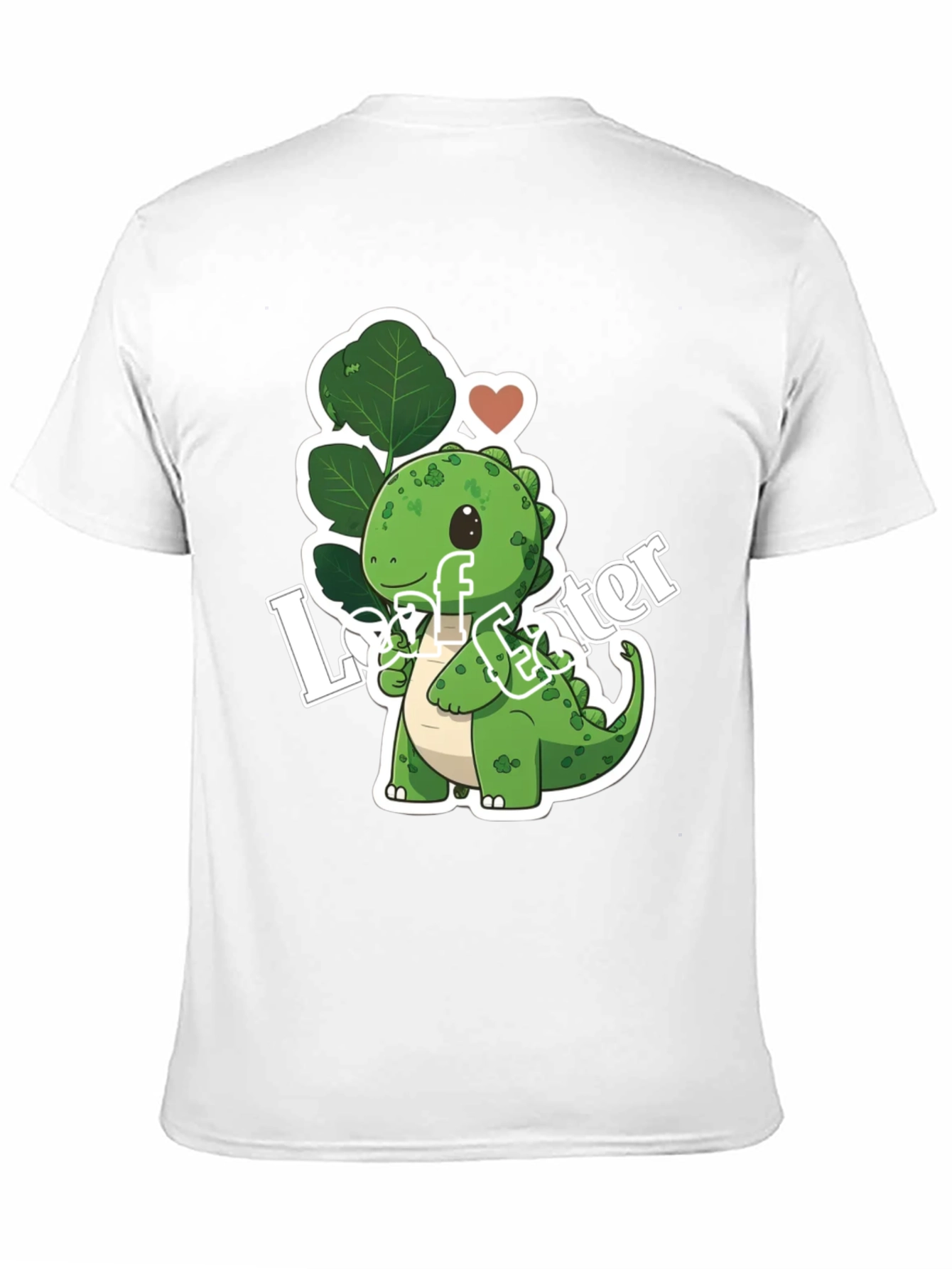 Leaf Eater Dinosaur Graphic T-Shirt