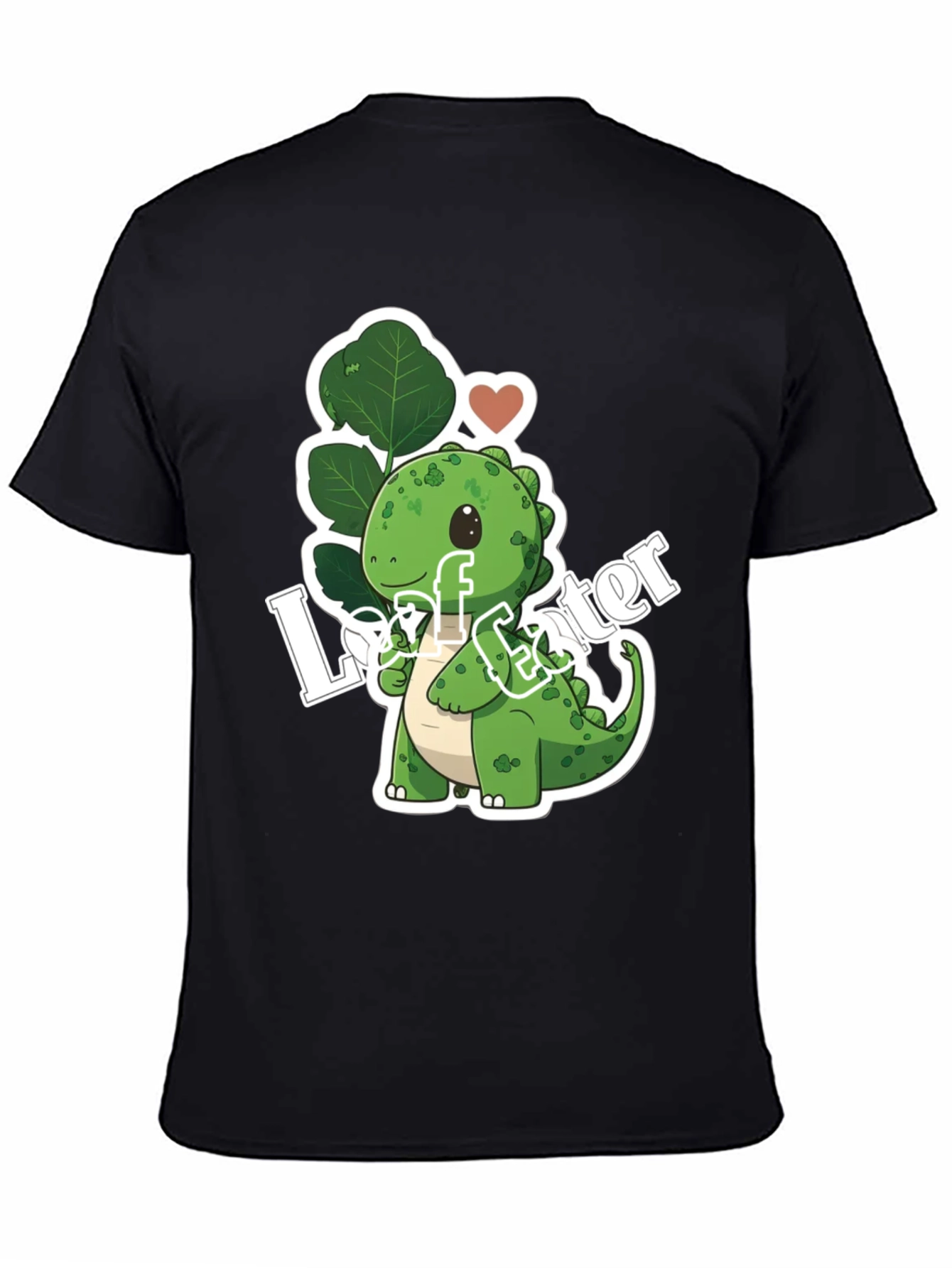 Leaf Eater Dinosaur Graphic T-Shirt