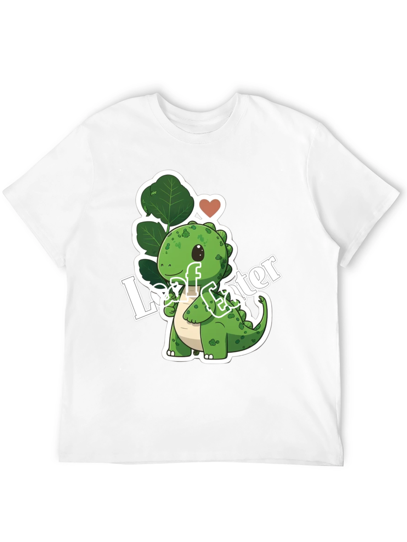 Leaf Eater Dinosaur Graphic T-Shirt