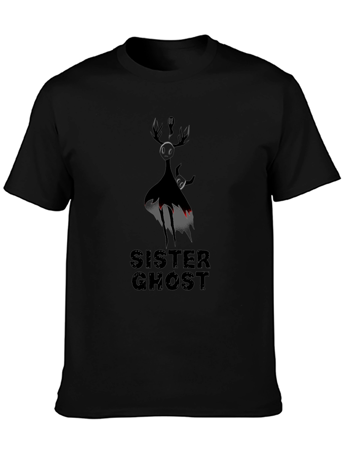 Sister Ghost Graphic T-Shirt - Black