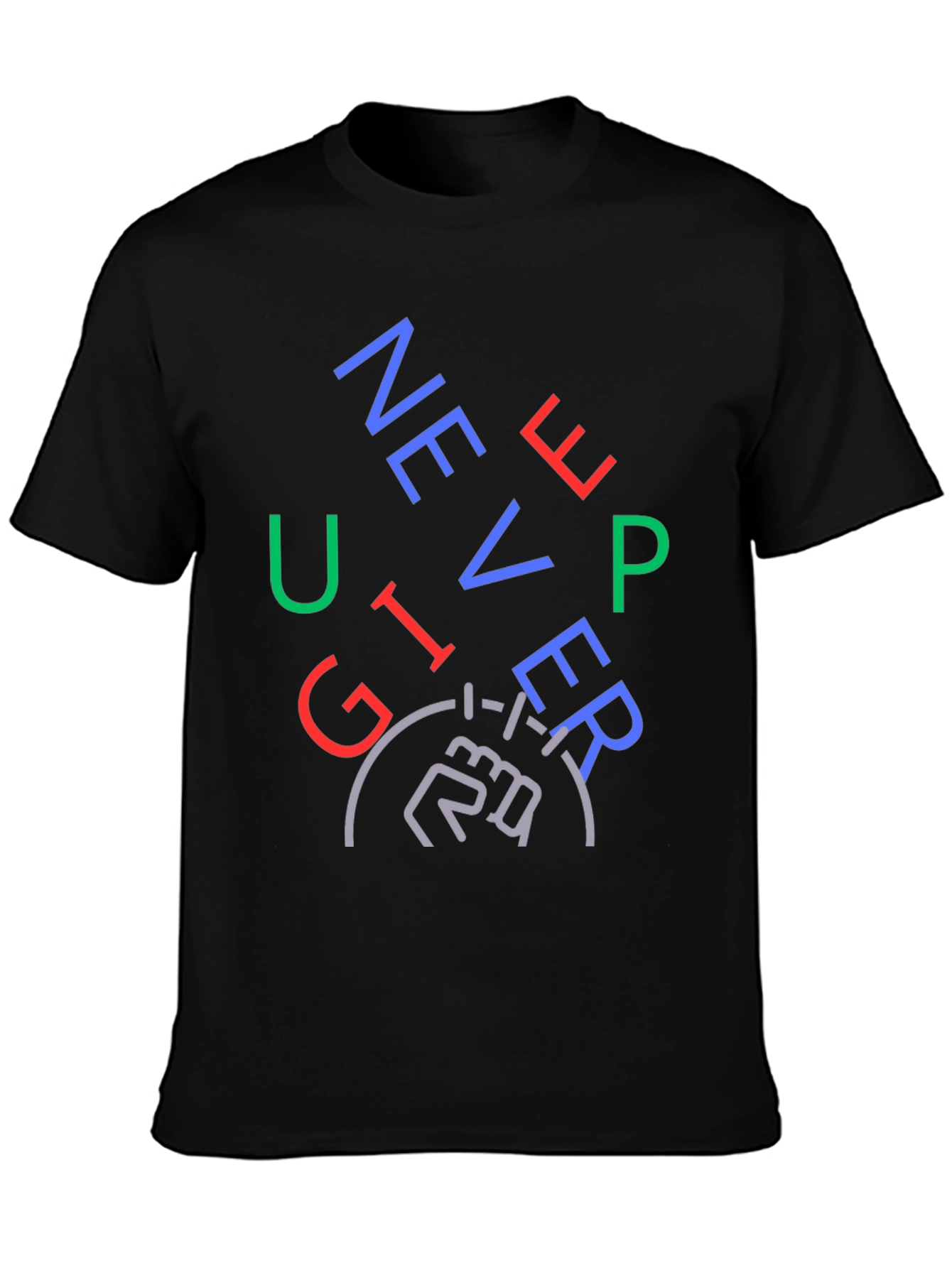 Never Give Up Graphic Tee