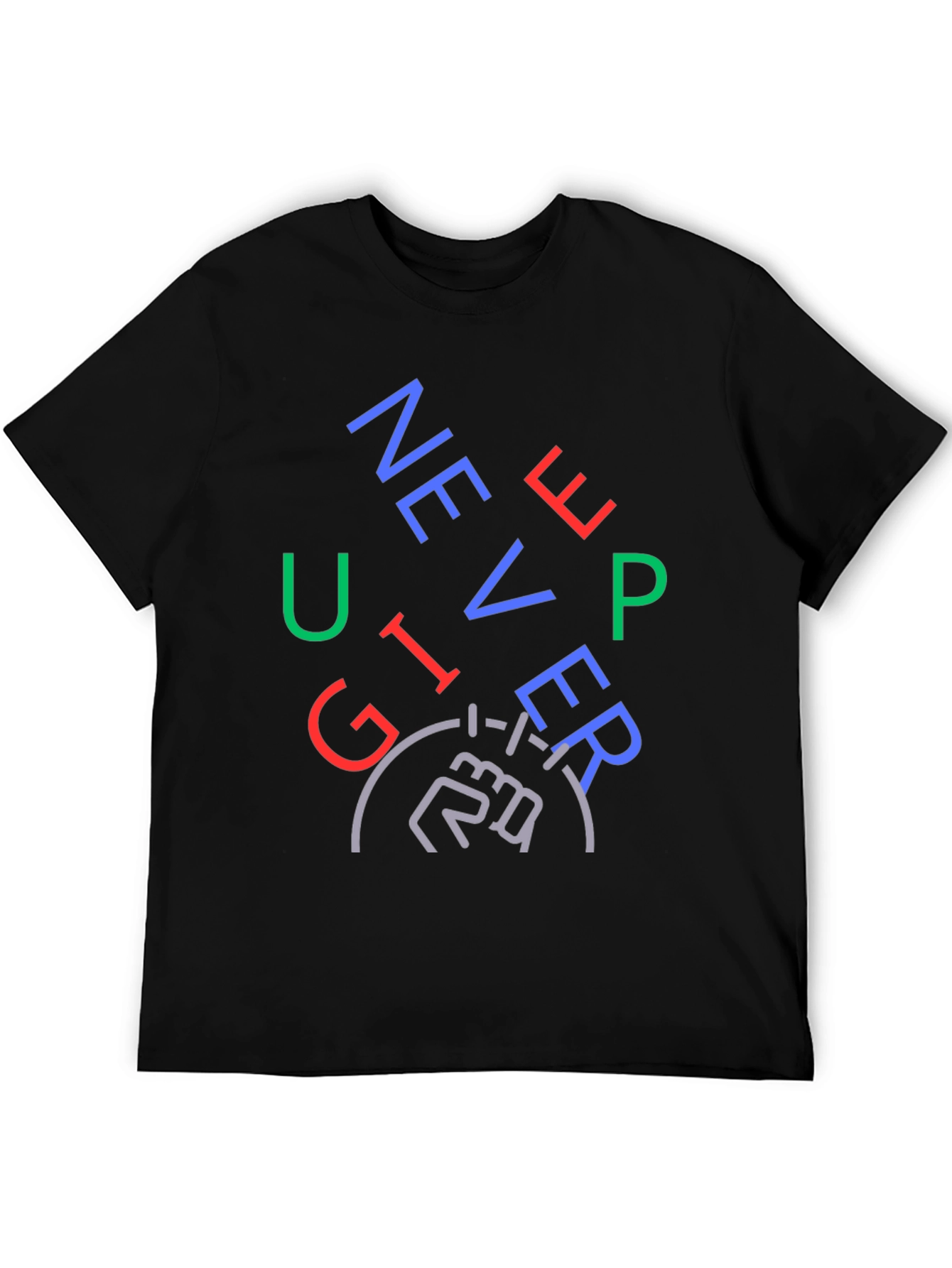 Never Give Up Graphic Tee