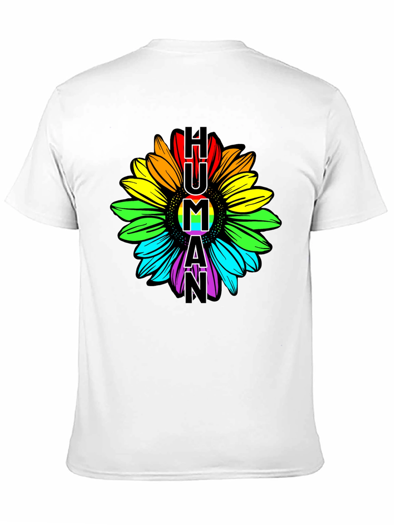 Human Pride Sunflower Graphic Tee