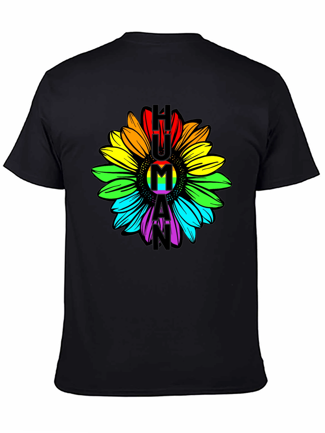 Human Pride Sunflower Graphic Tee