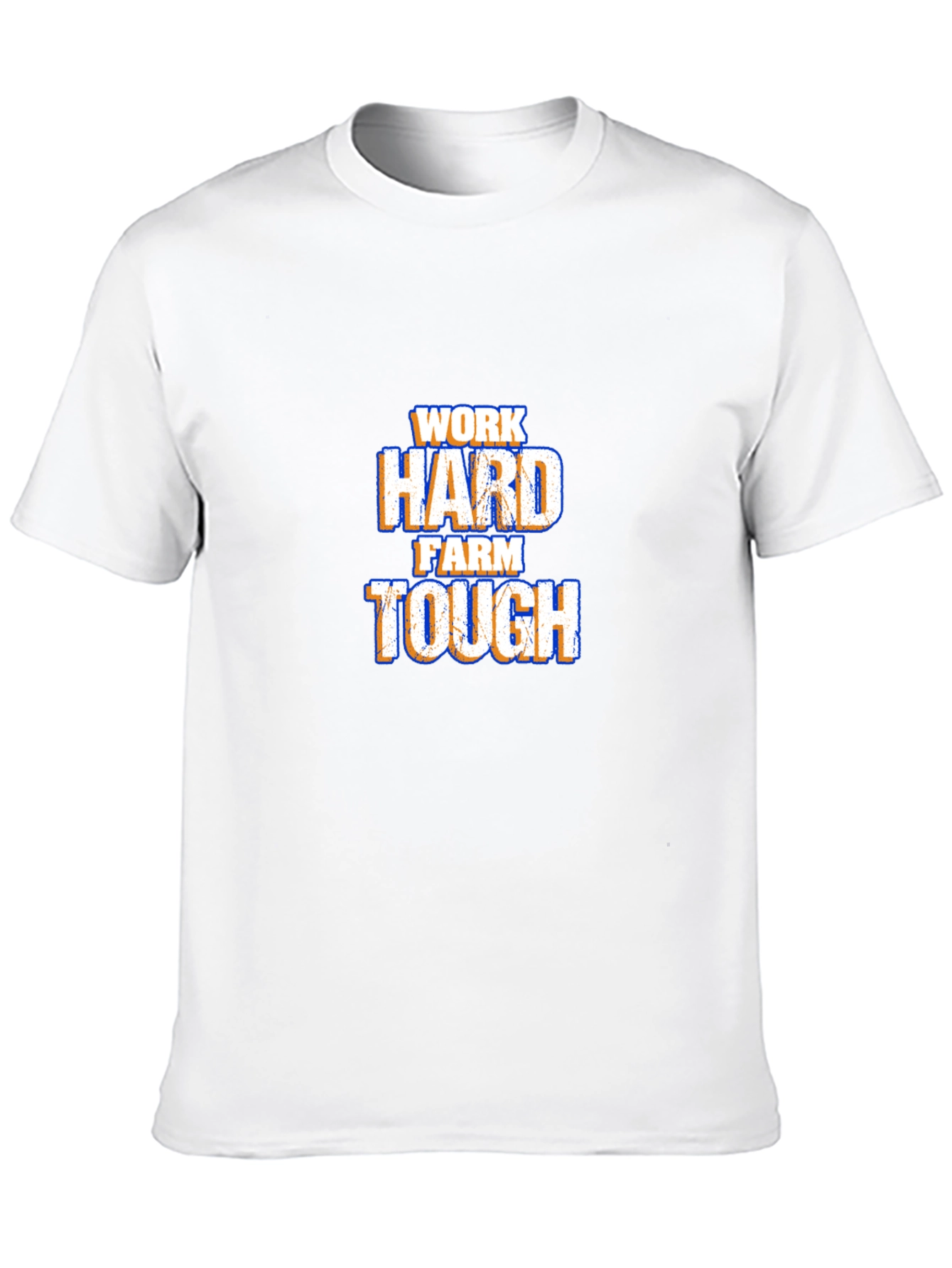 Work Hard Farm Tough T-Shirt - Black