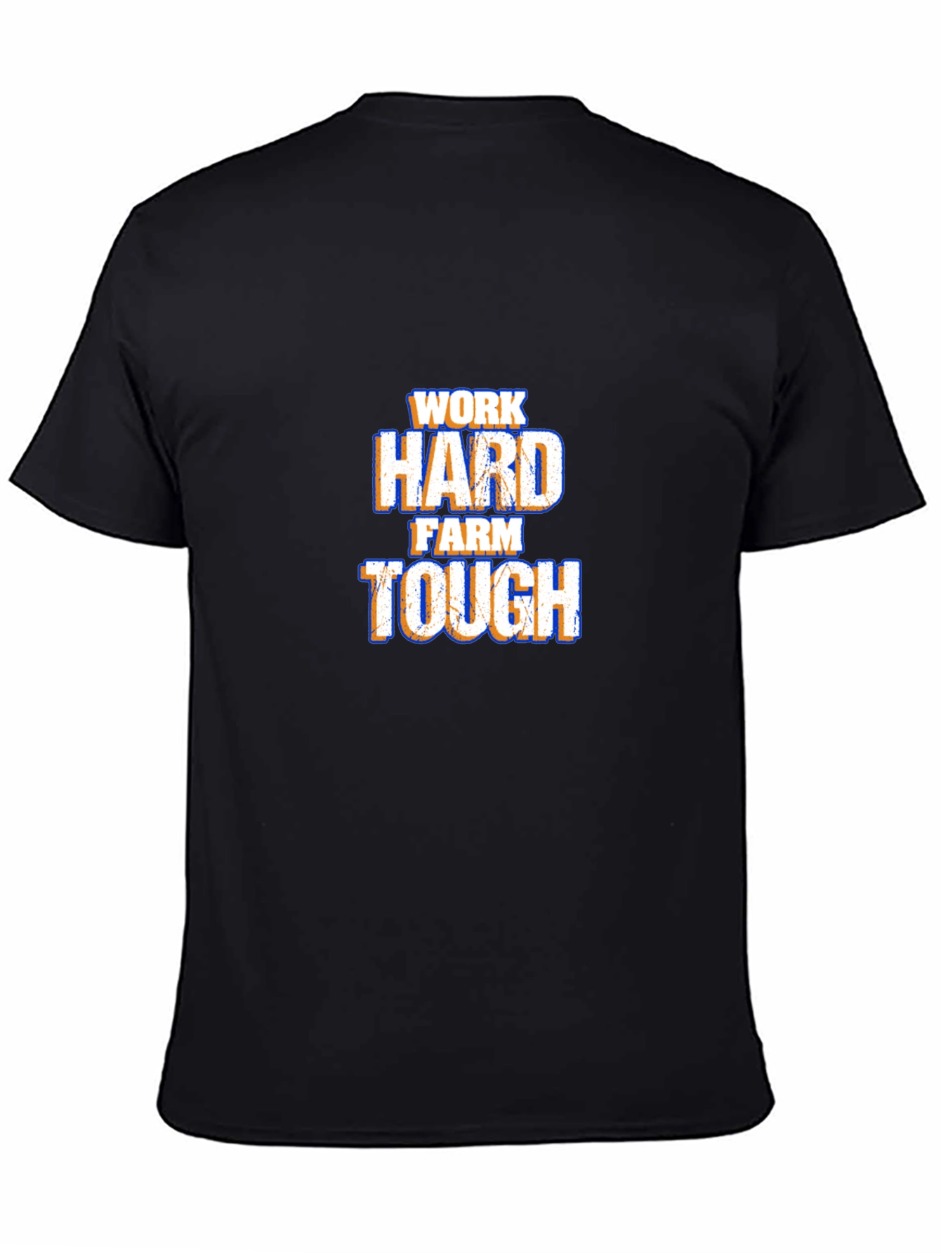 Work Hard Farm Tough T-Shirt - Black