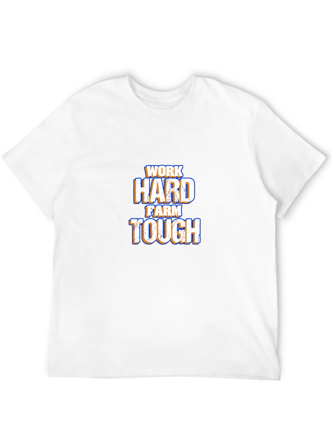 Work Hard Farm Tough T-Shirt - Black