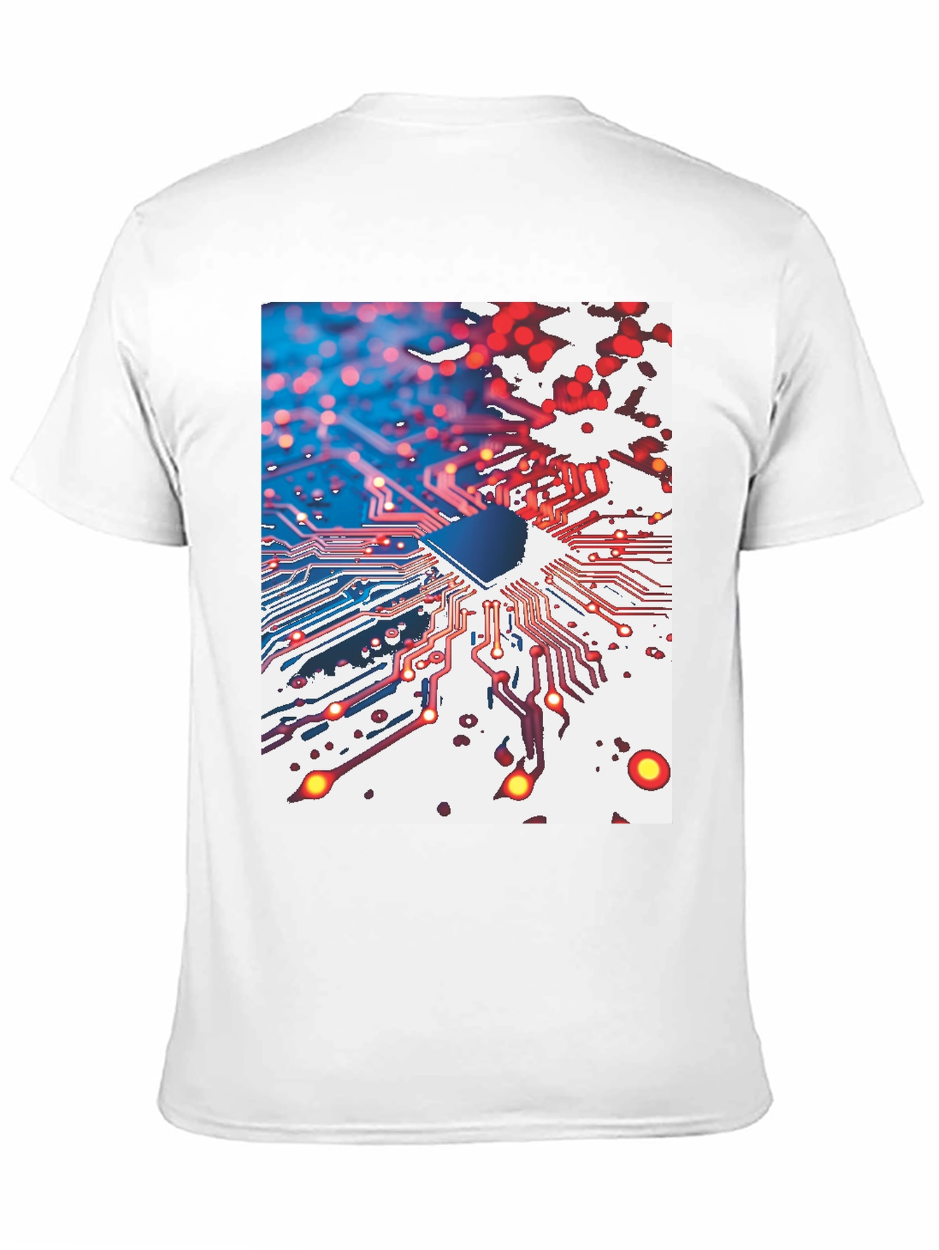 Circuit Board Graphic Tee - Tech Inspired Style