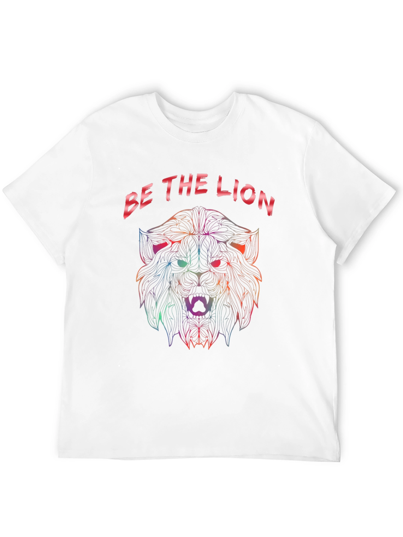 Be The Lion Graphic Tee - Bold Statement Shirt
