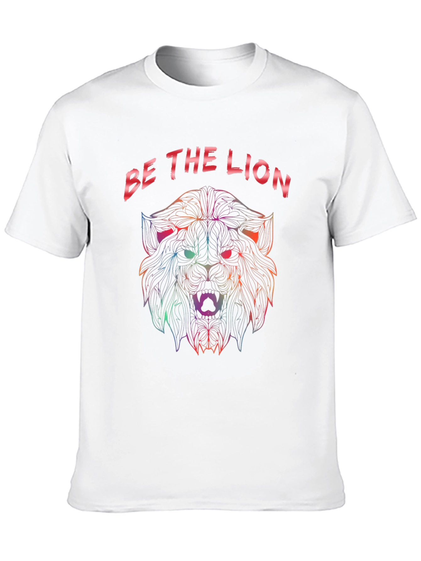 Be The Lion Graphic Tee - Bold Statement Shirt