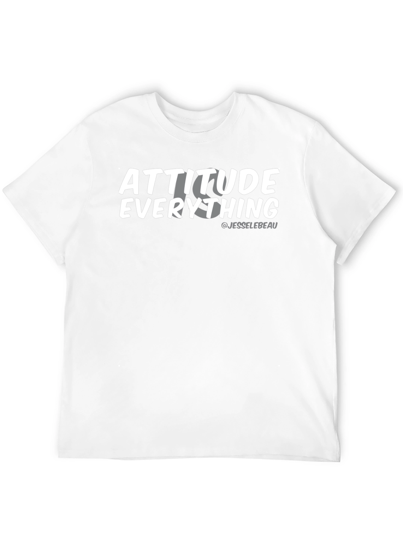 Attitude Is Everything Graphic Tee - Black