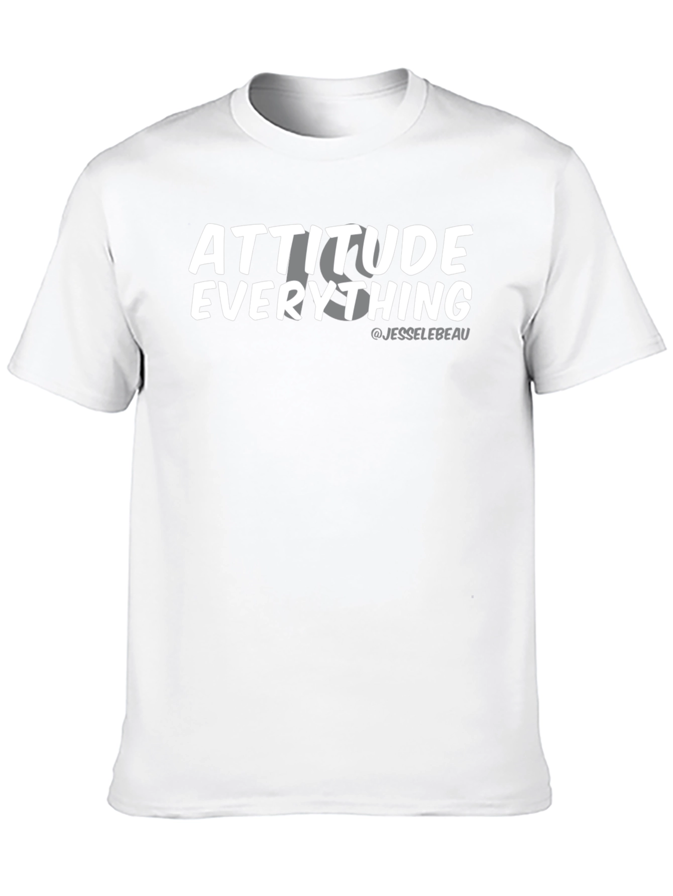 Attitude Is Everything Graphic Tee - Black