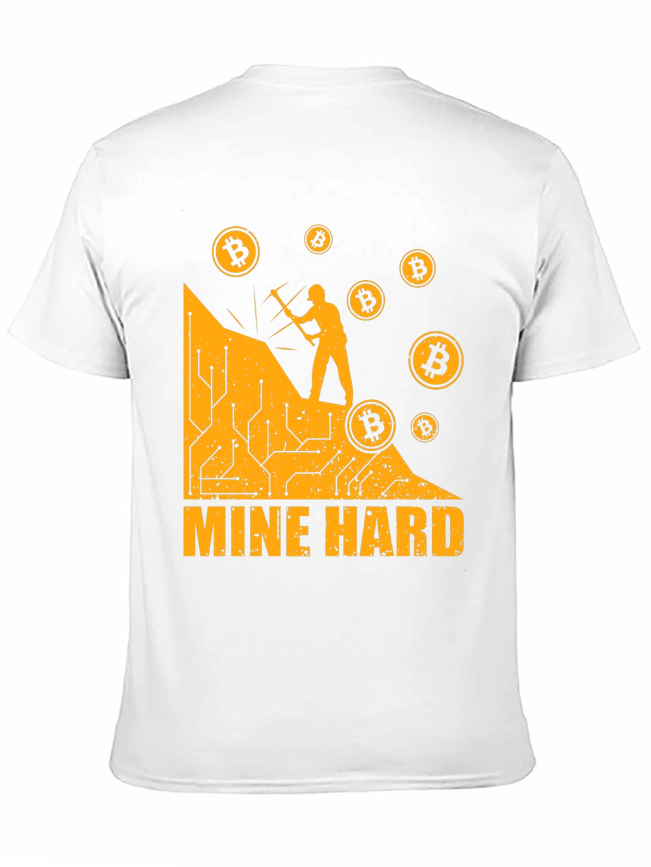 Mine Hard Bitcoin T-Shirt - Crypto Miner Tee