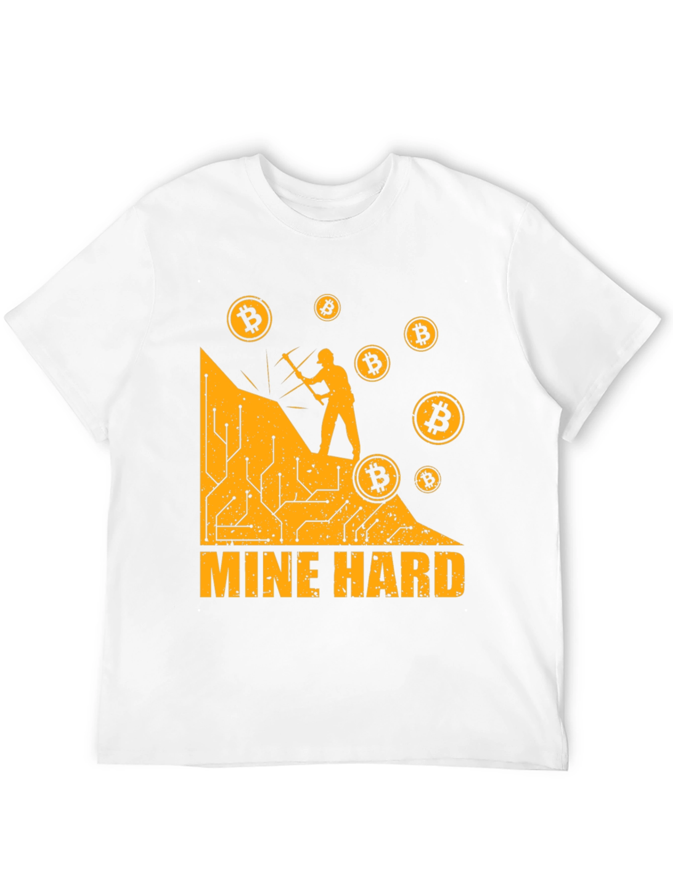 Mine Hard Bitcoin T-Shirt - Crypto Miner Tee