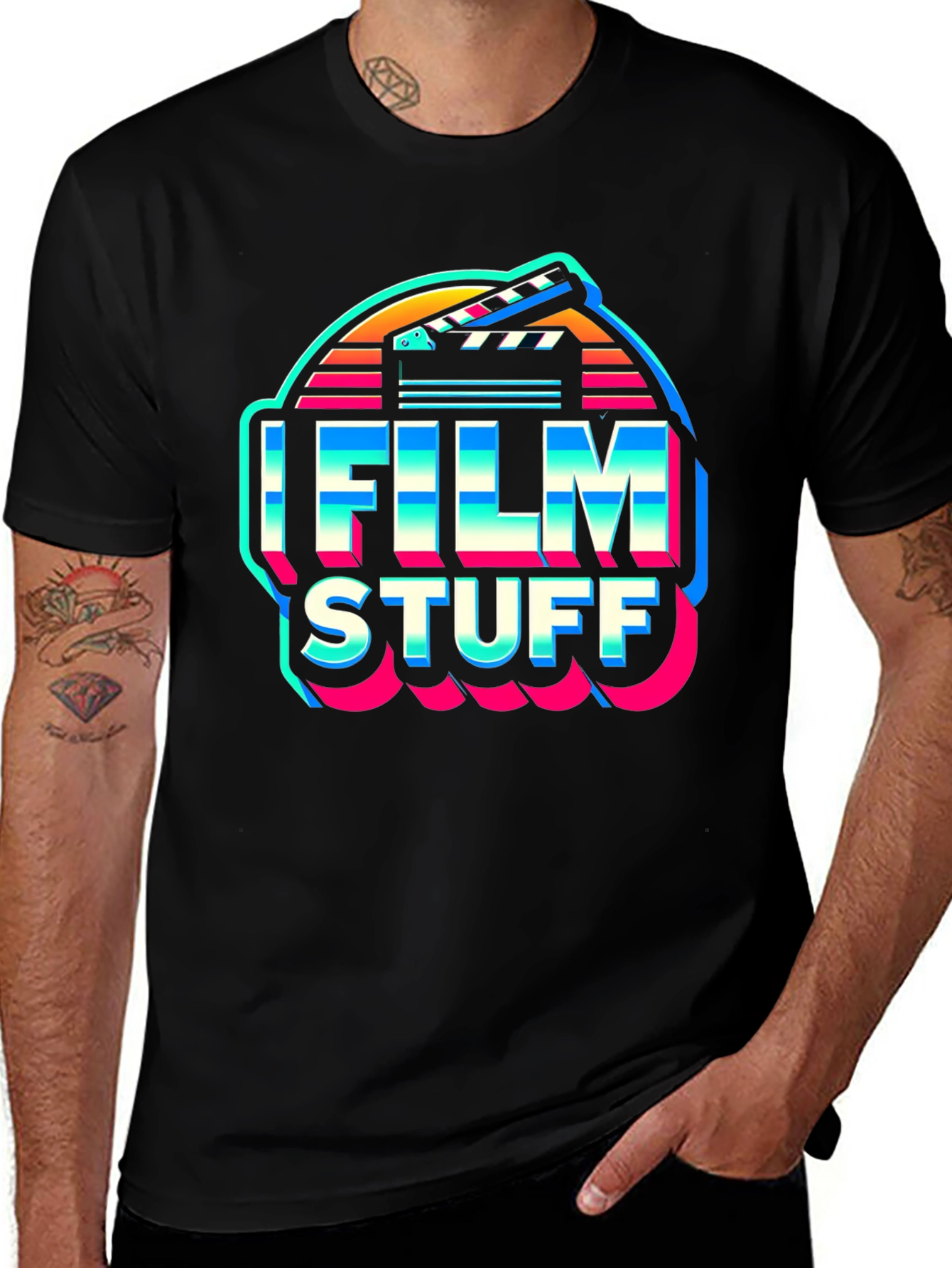 Retro Film Stuff Graphic Tee