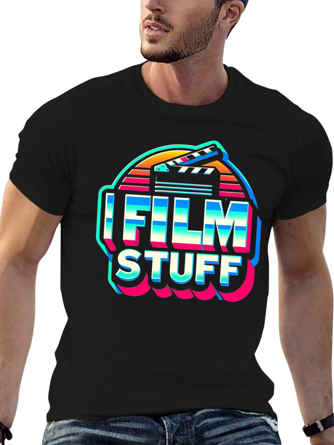 Retro Film Stuff Graphic Tee