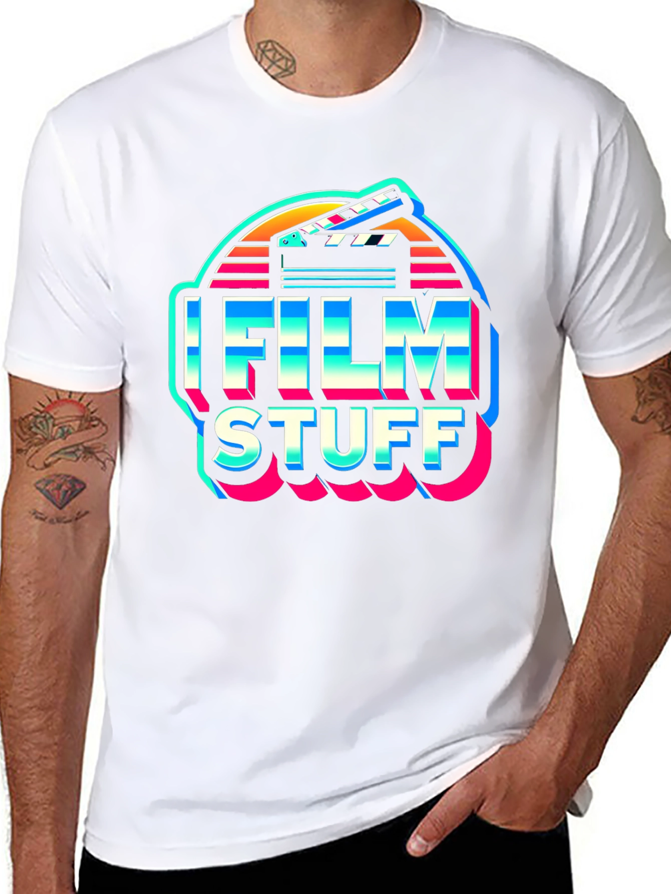 Retro Film Stuff Graphic Tee