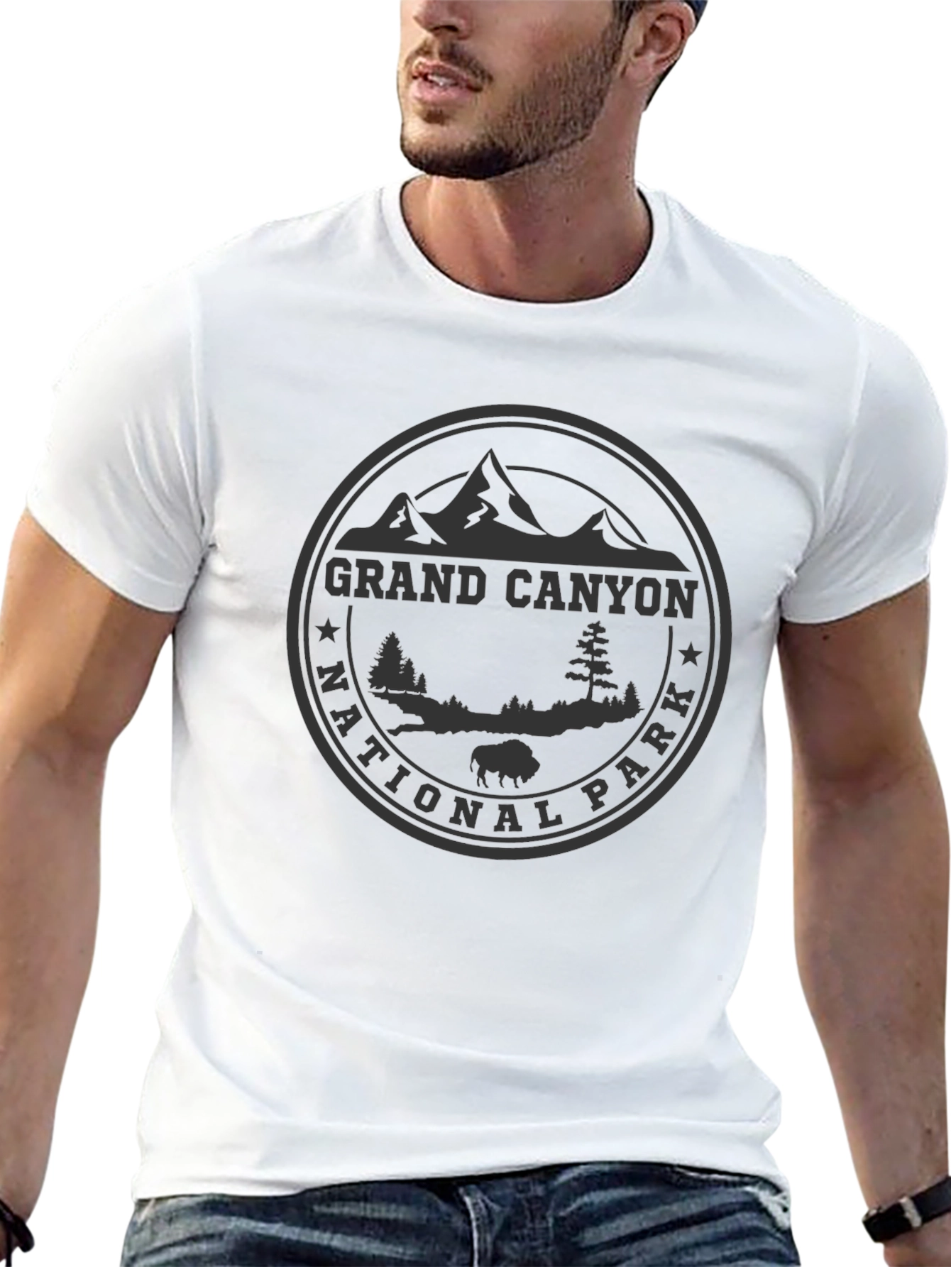 Grand Canyon National Park Black Graphic Tee