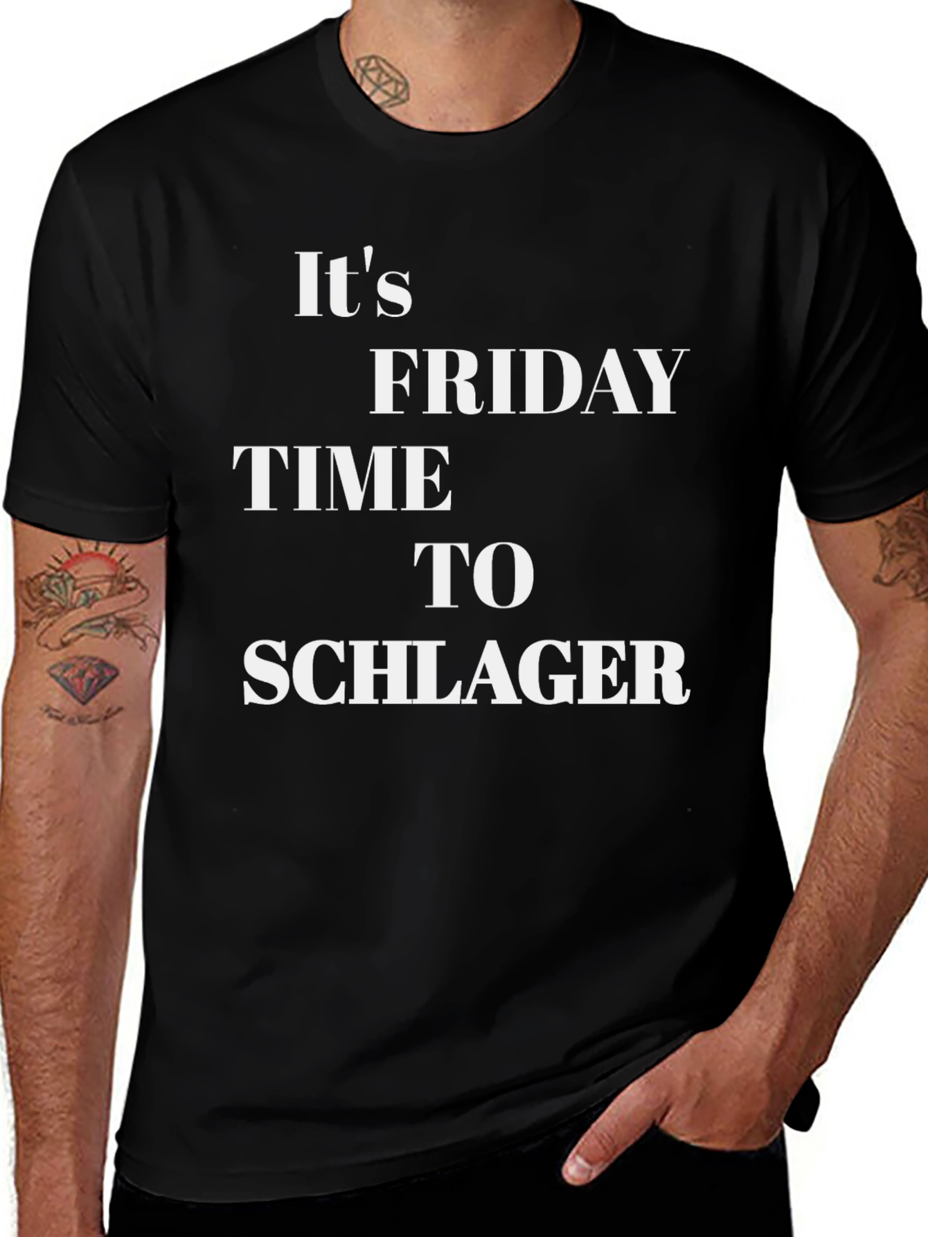 Its Friday Time to Schlager Graphic T-Shirt