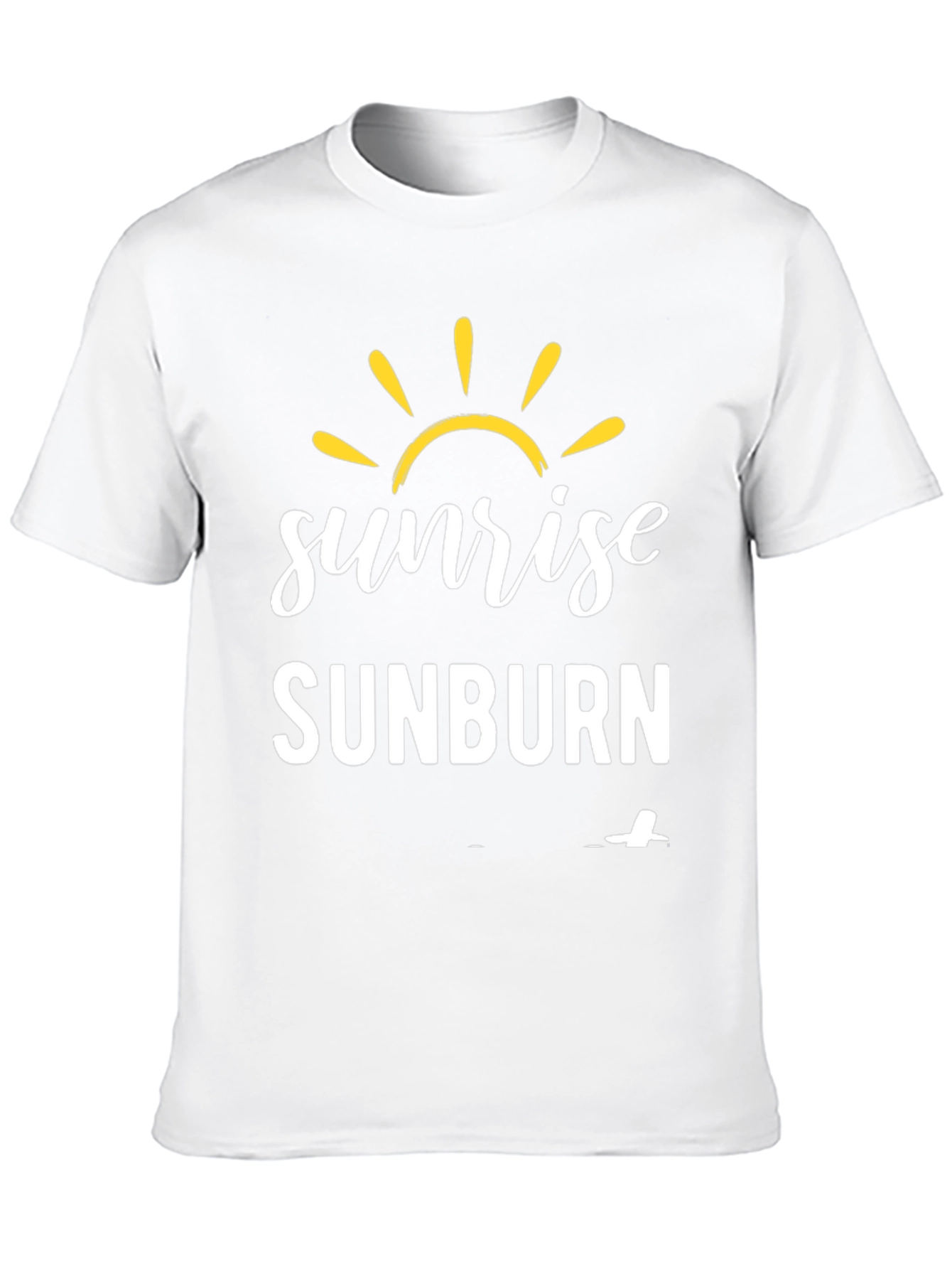 Sunrise Sunburn T-Shirt - Black Graphic Tee