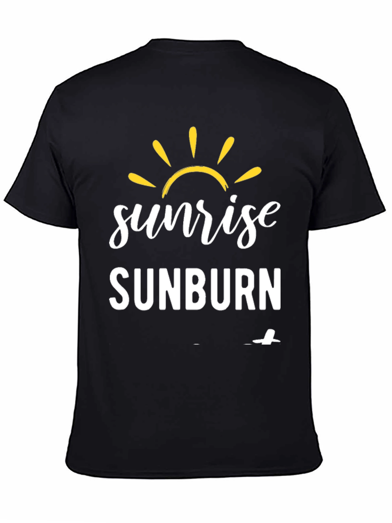 Sunrise Sunburn T-Shirt - Black Graphic Tee